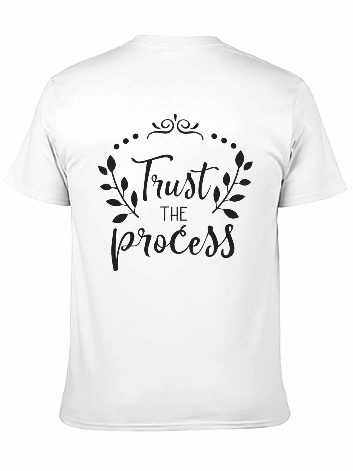 Black Trust the Process Graphic Tee - Black view 11