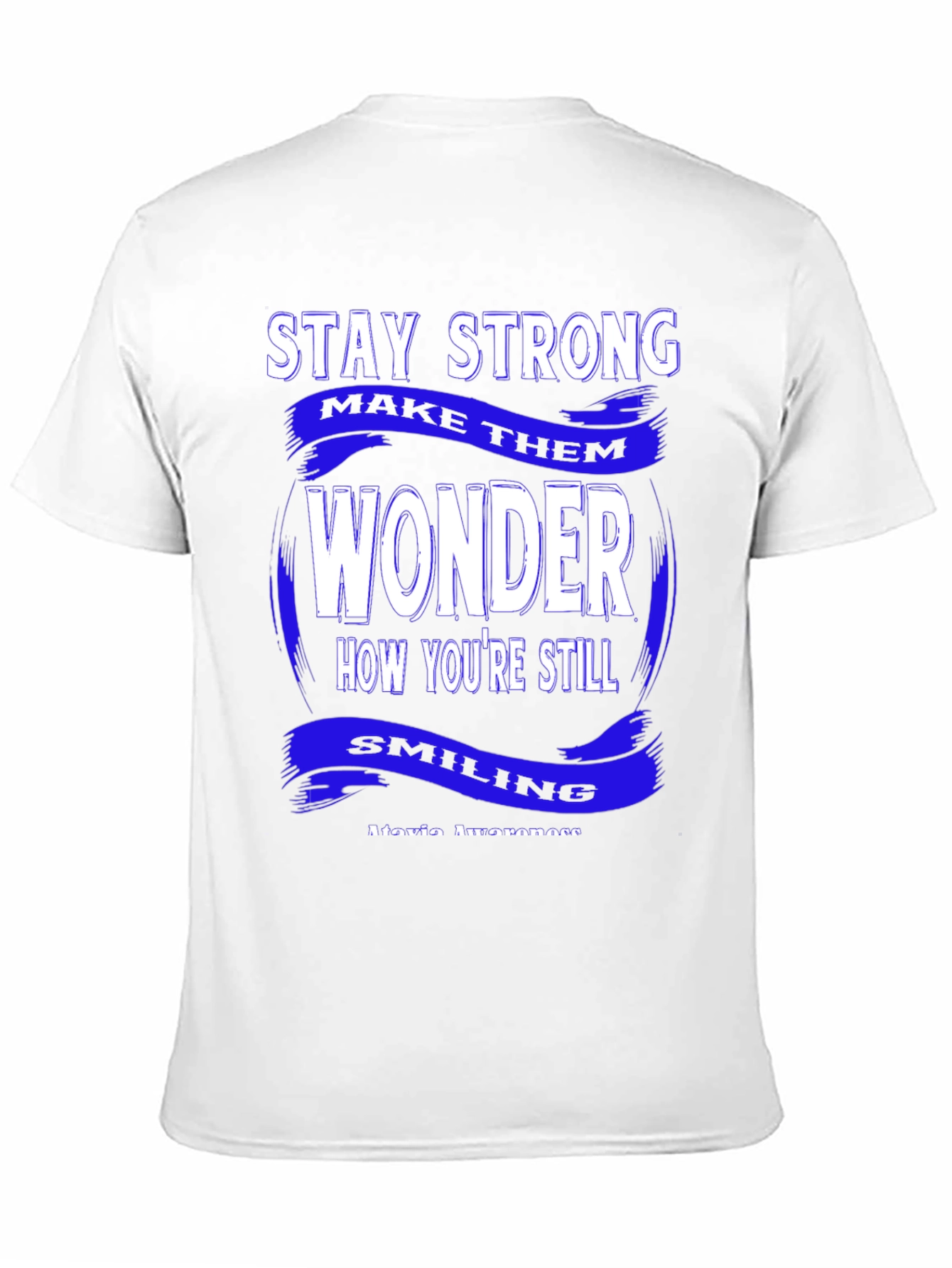 Black Stay Strong Graphic Tee - Black view 11