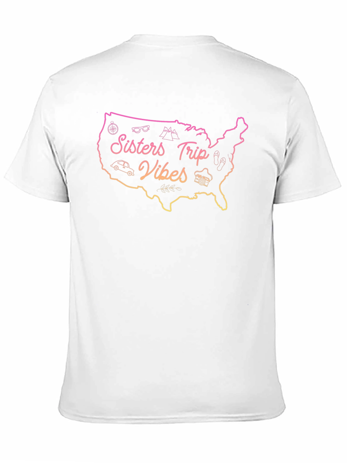 Sisters Trip Vibes USA Graphic Tee - 11