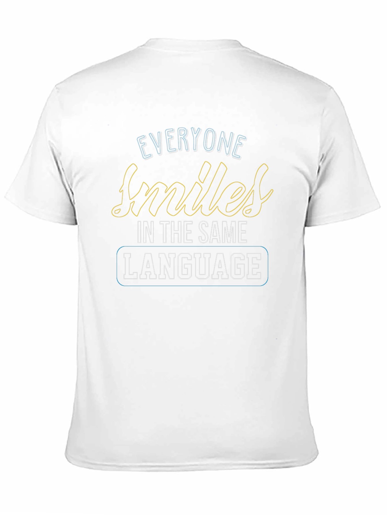 Black Everyone Smiles Graphic T-Shirt - Black view 11