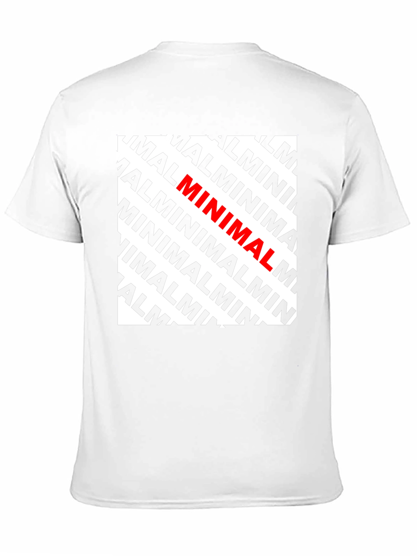 Black Minimalist Graphic Tee - Bold Wordplay T-Shirt view 11