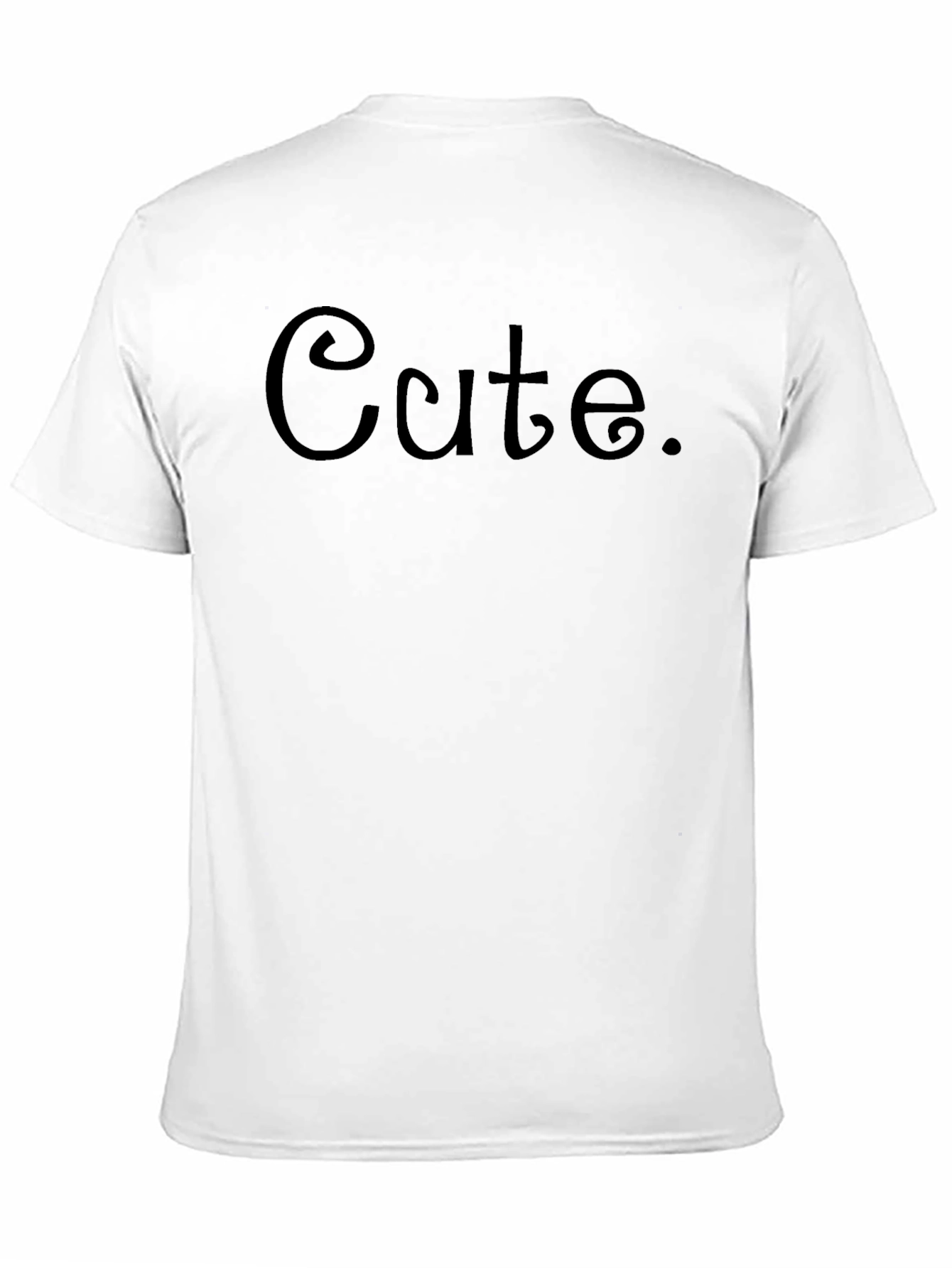 Black Cute Graphic Print Crew Neck T-Shirt view 11