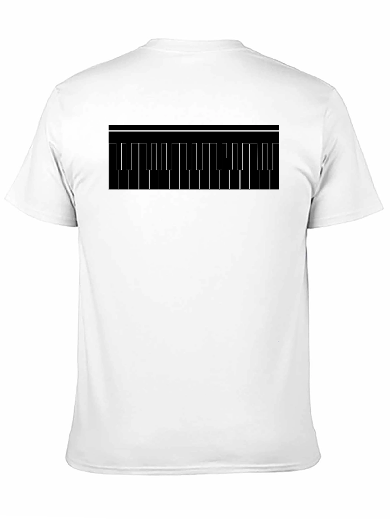 Black Keyboard Keys Graphic Tee - Black view 11