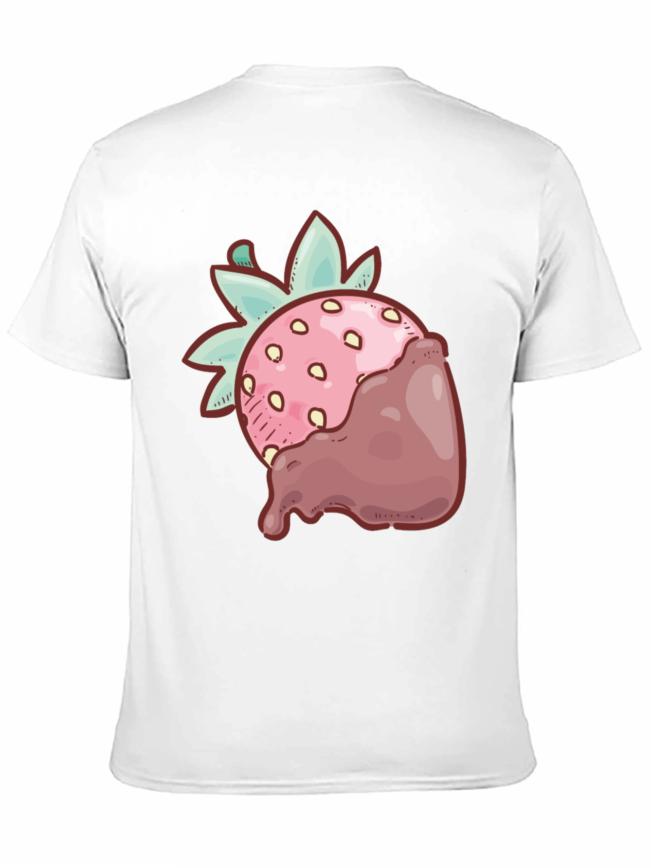 Black Strawberry Chocolate Dipped T-Shirt view 11
