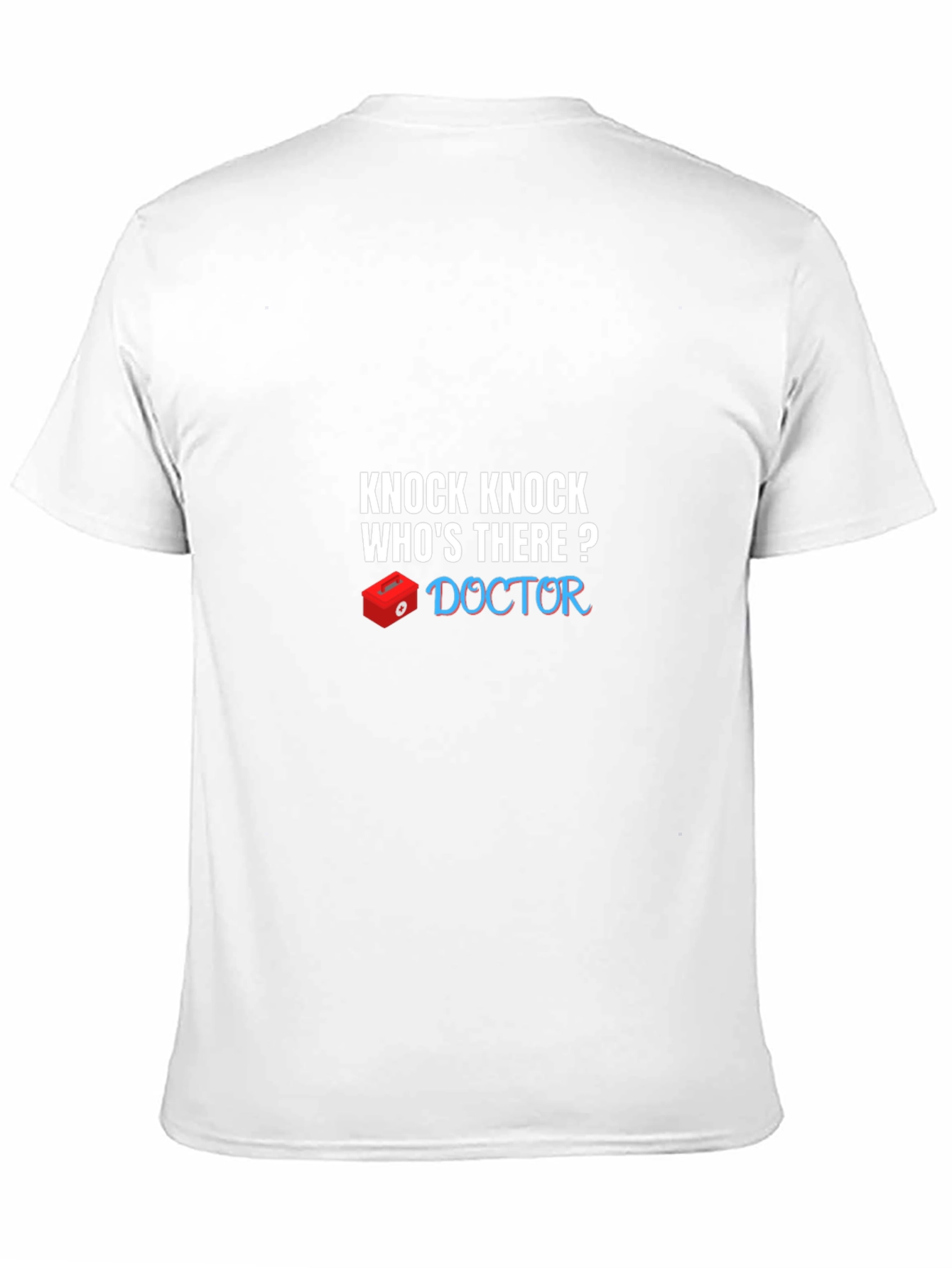 Black Knock Knock Doctor T-Shirt Humor view 11