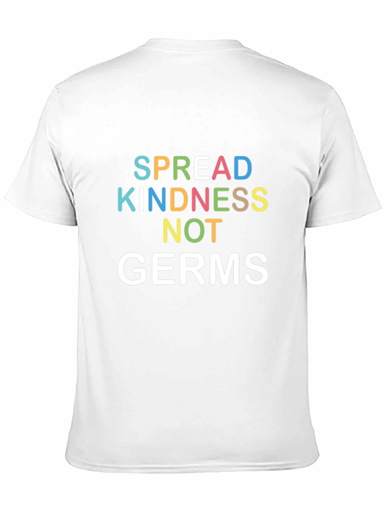 Black Spread Kindness Not Germs Graphic T-Shirt view 11
