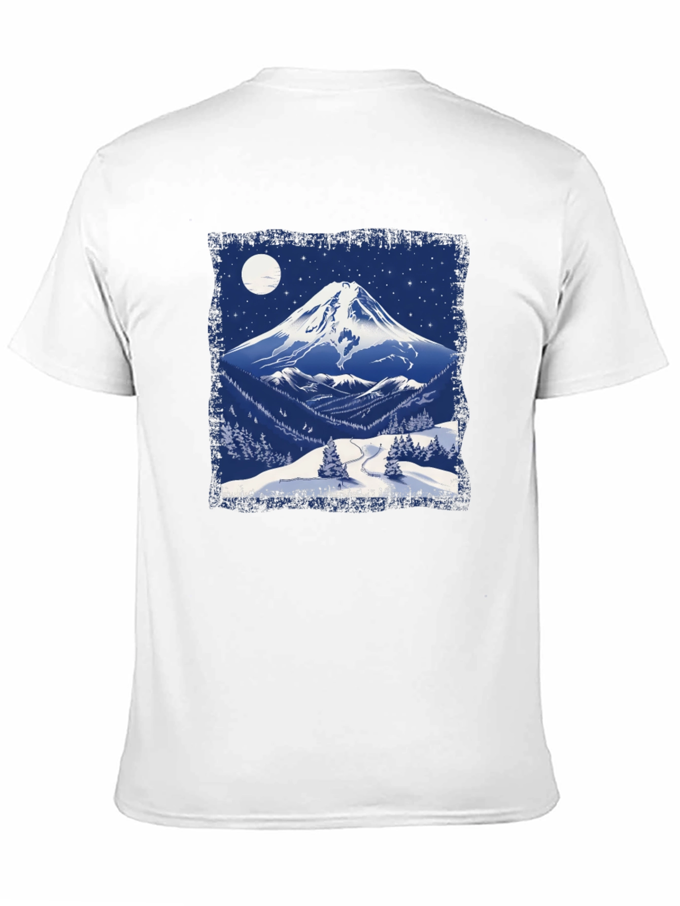 Black Mountain Peak Graphic Tee - Black Unisex view 11