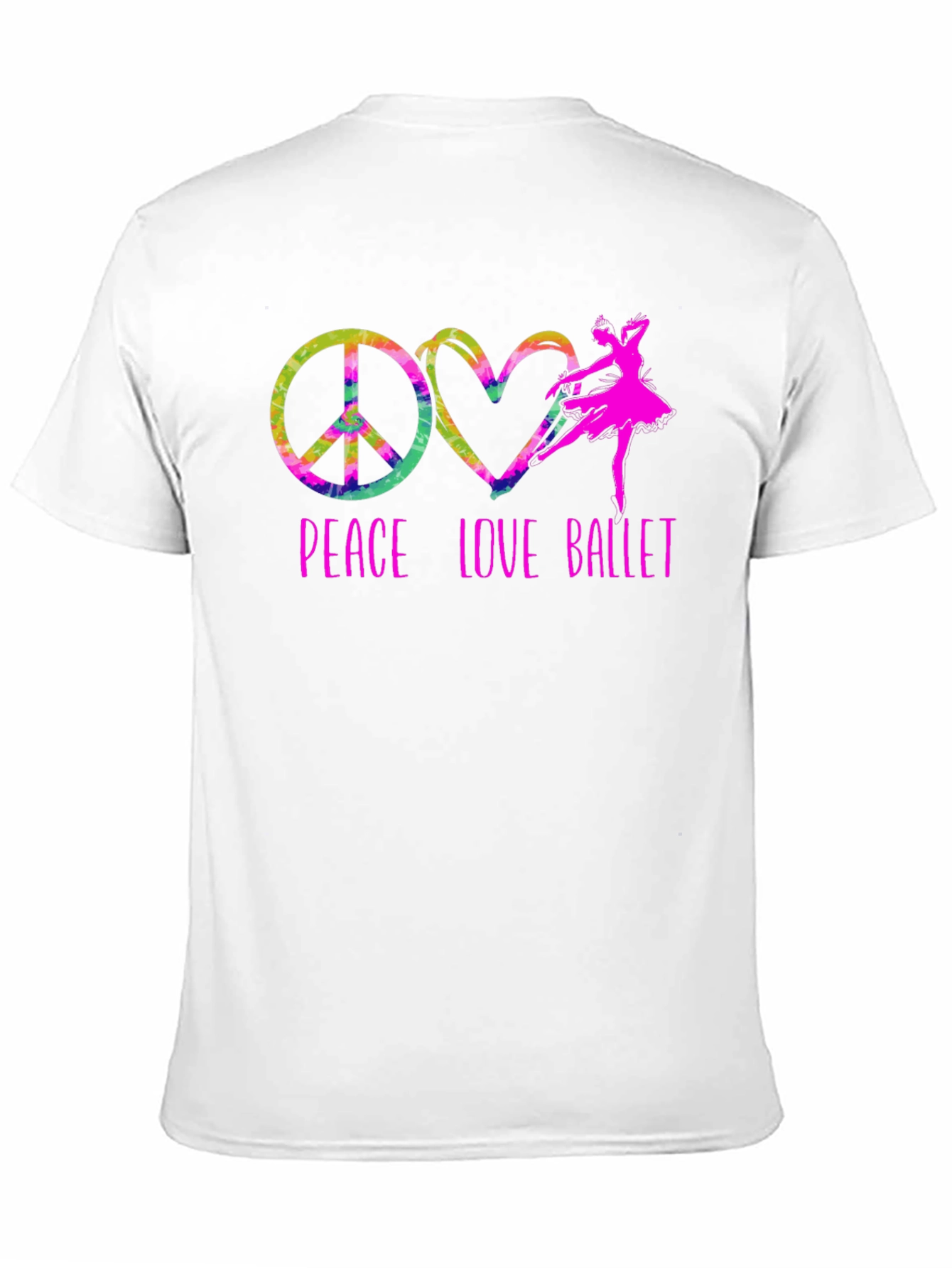 Peace Love Ballet Graphic T-Shirt - 11