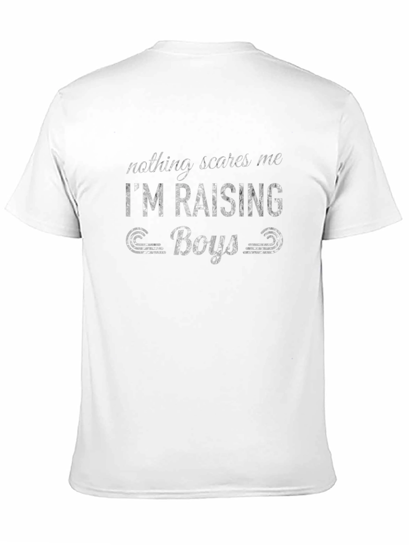 Black Raising Boys Graphic Tee - Dad Humor T-Shirt view 11