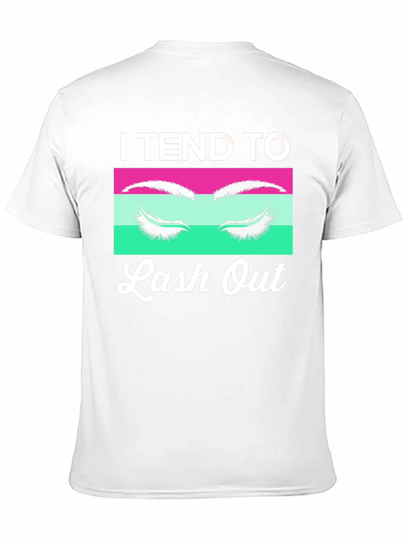 Black I Tend To Lash Out Graphic Tee view 11