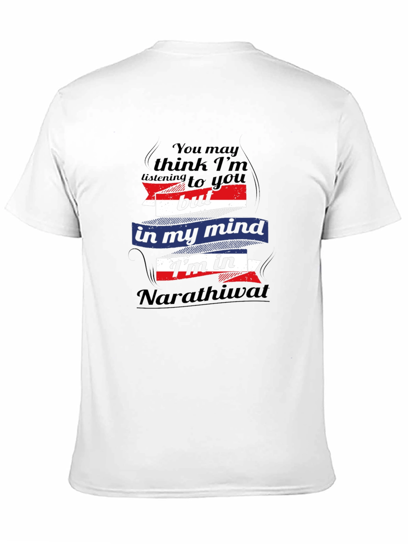 Black Narathiwat Mind T-Shirt: Travel Lover Gift view 11