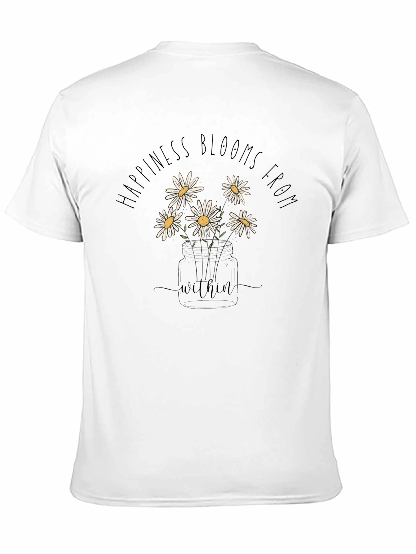 Happiness Blooms T-Shirt - Stylish Graphic Tee - 11