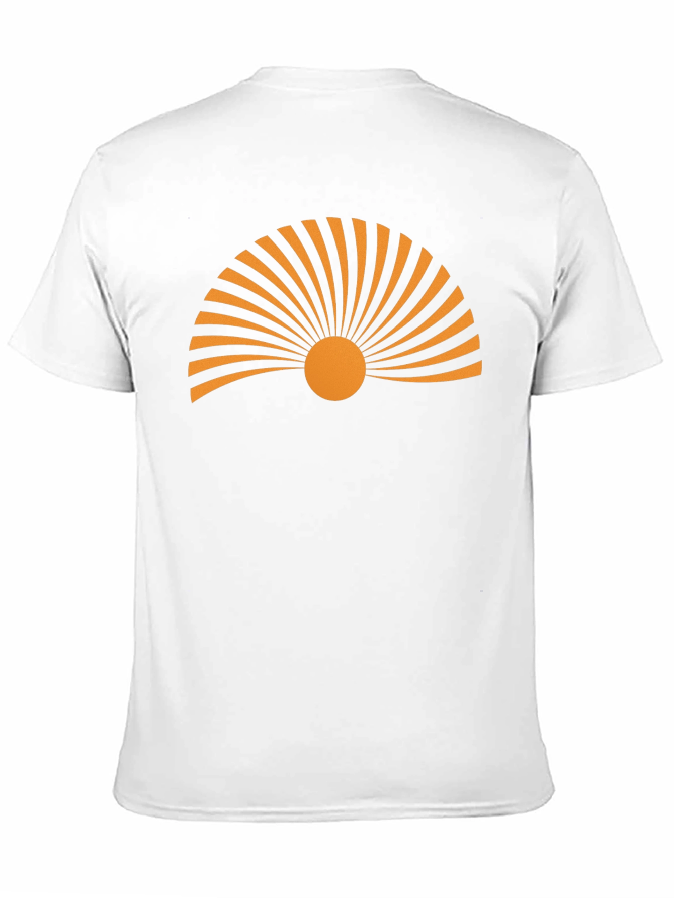 Black Sunrise Graphic Tee - Black Cotton T-Shirt view 11