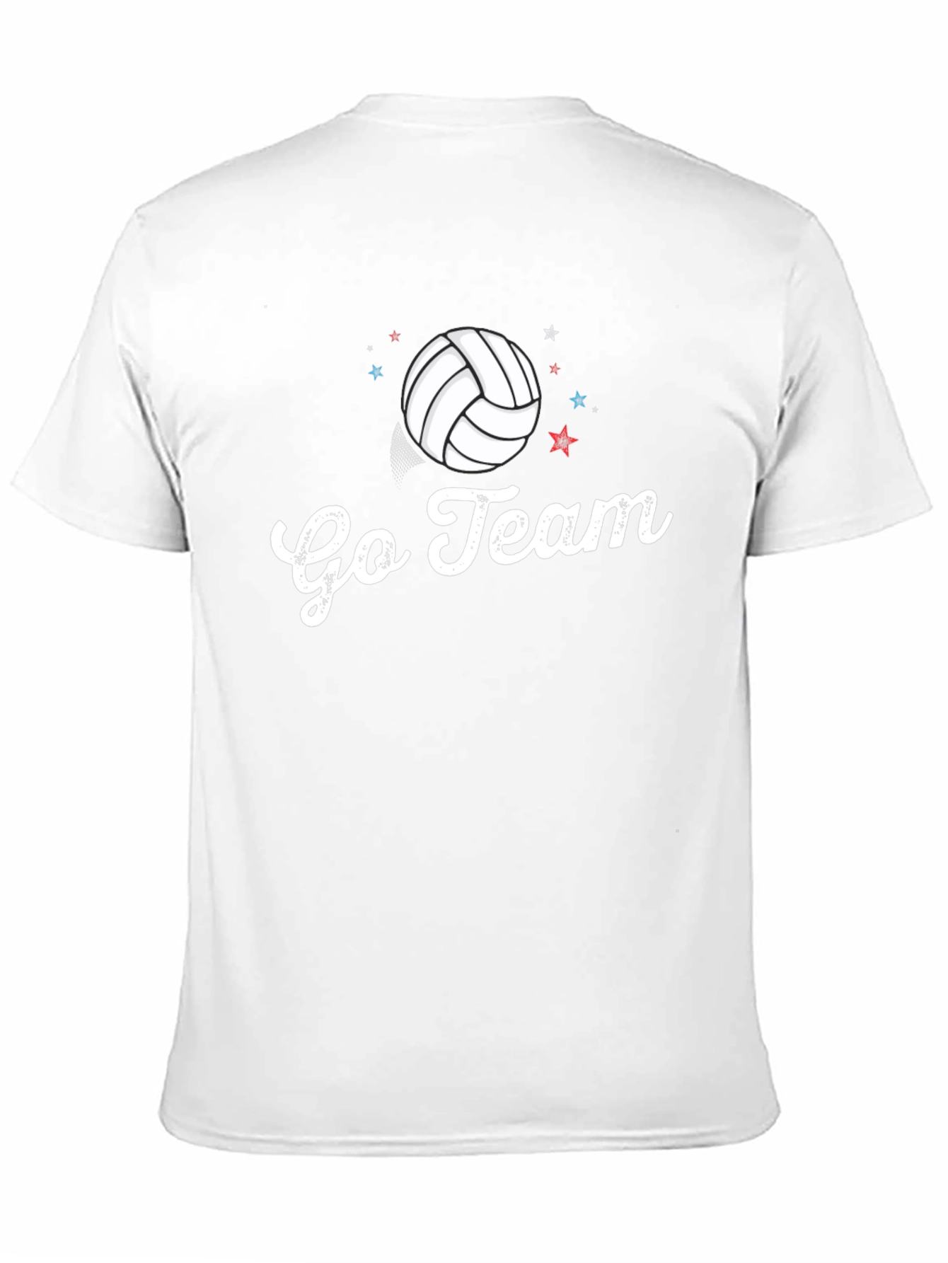 Black Go Team Volleyball Graphic Tee view 11