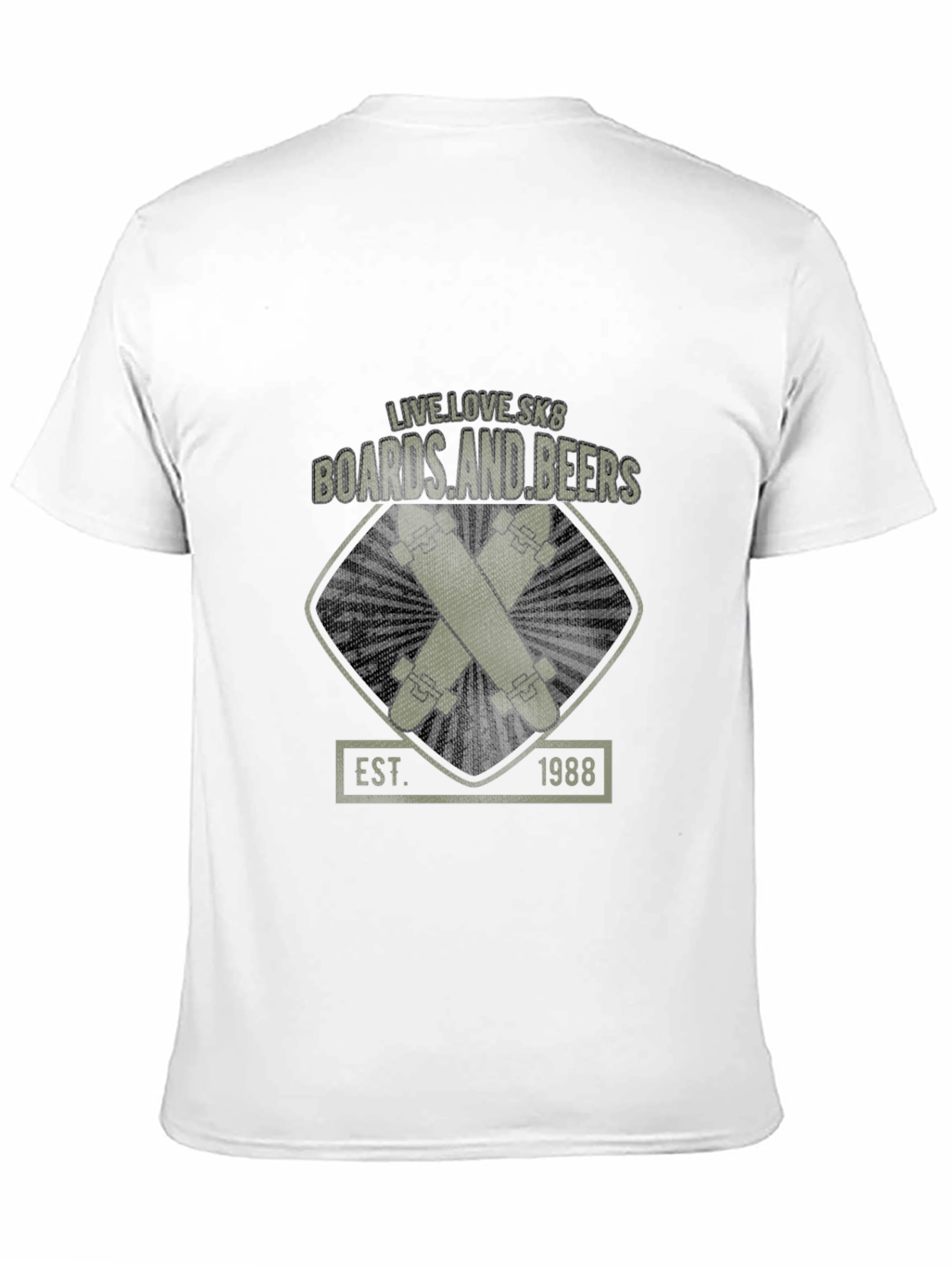 Black Boards and Beers Graphic T-Shirt - Live Love Skate - Black view 11