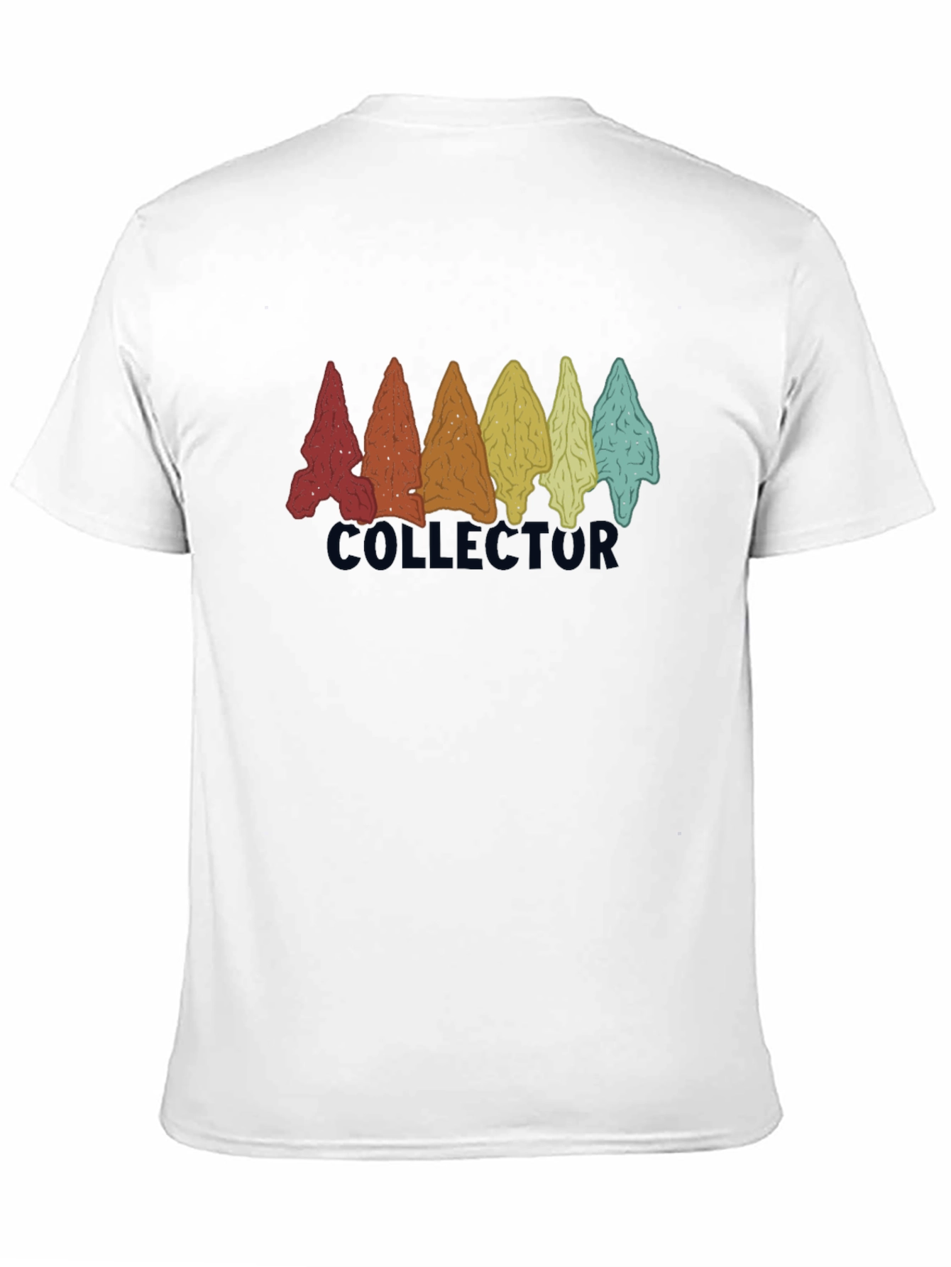 Black Collector Arrowhead T-Shirt | Unique Graphic Tee view 11