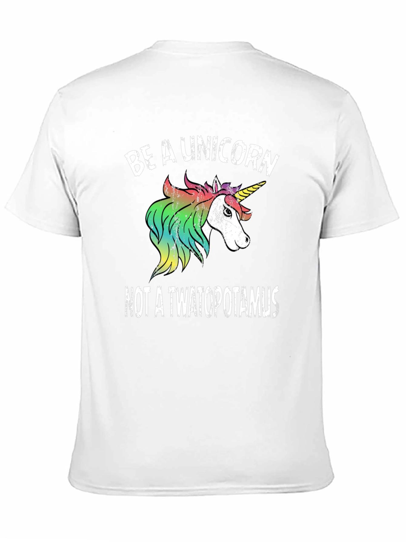Black Be a Unicorn T-Shirt - Funny Graphic Tee view 11