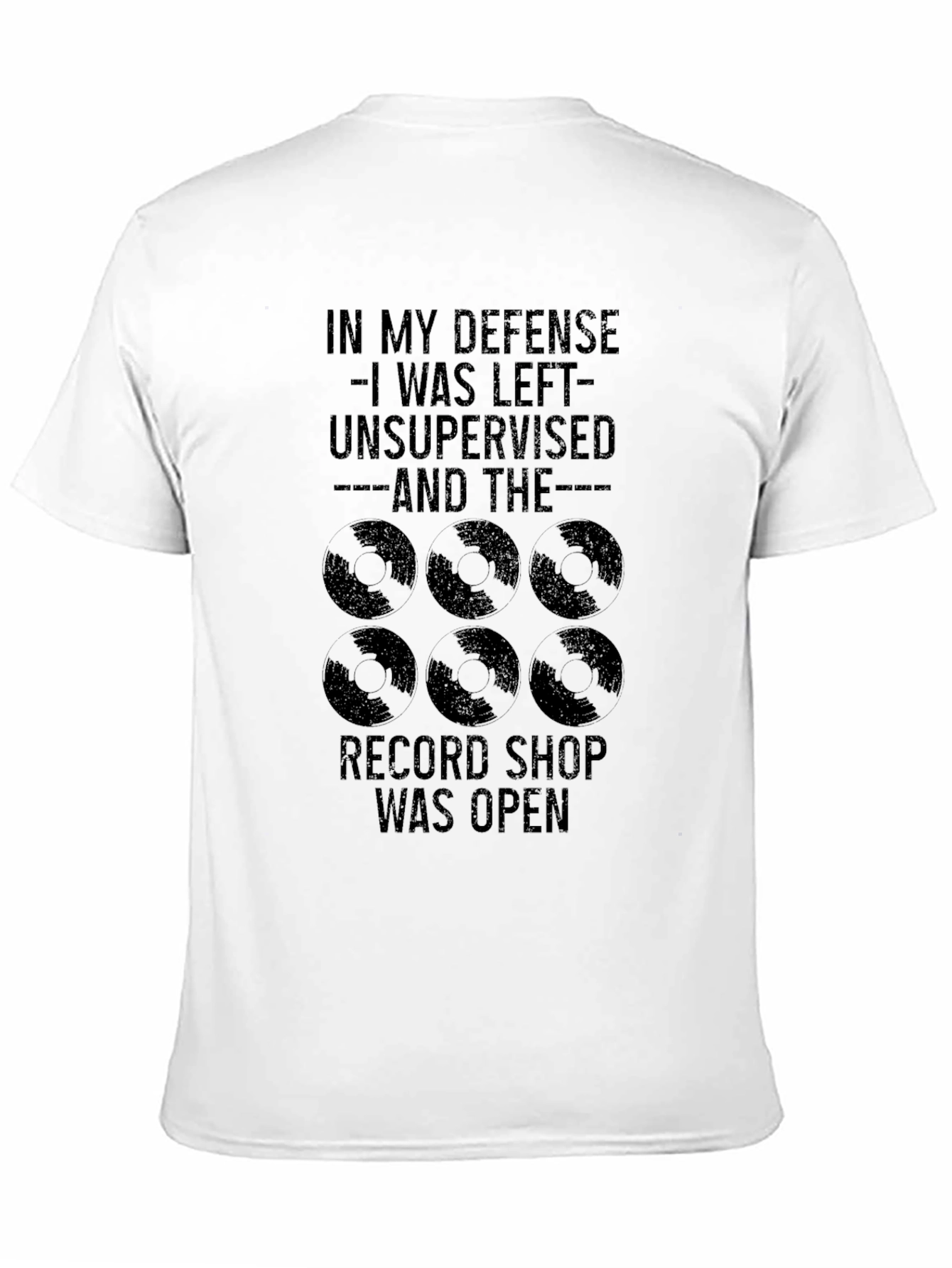 Black In My Defense Record Shop T-Shirt view 11