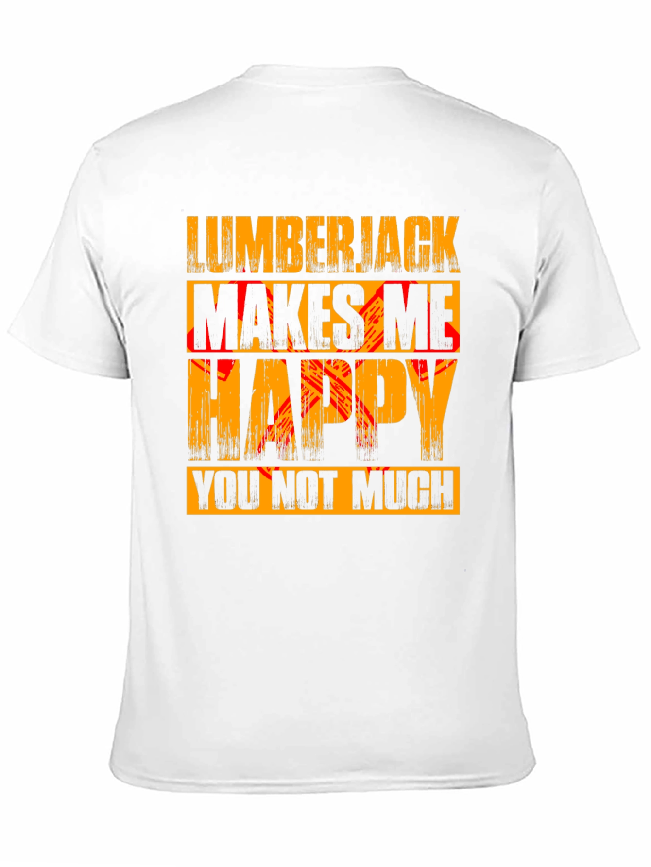 Black Lumberjack Makes Me Happy Graphic Tee view 11