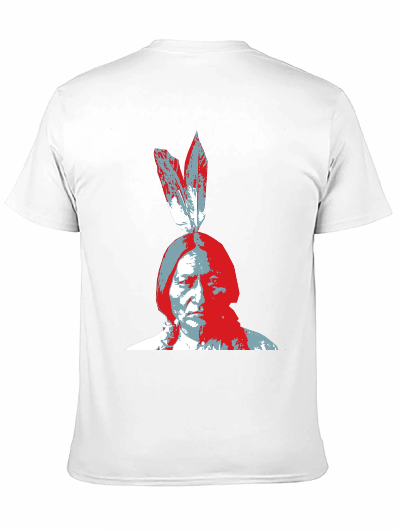 Black Native American Chief Graphic Tee view 11