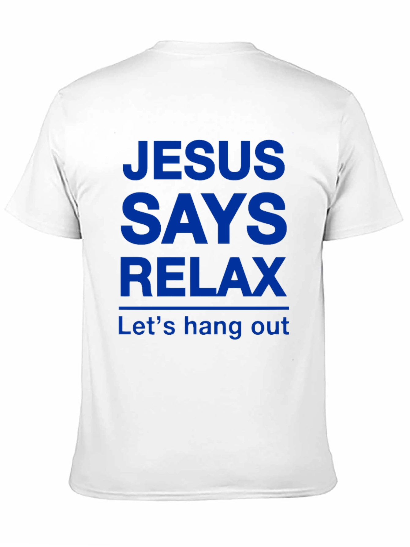 Black Jesus Says Relax T-Shirt - Funny Graphic Tee view 11