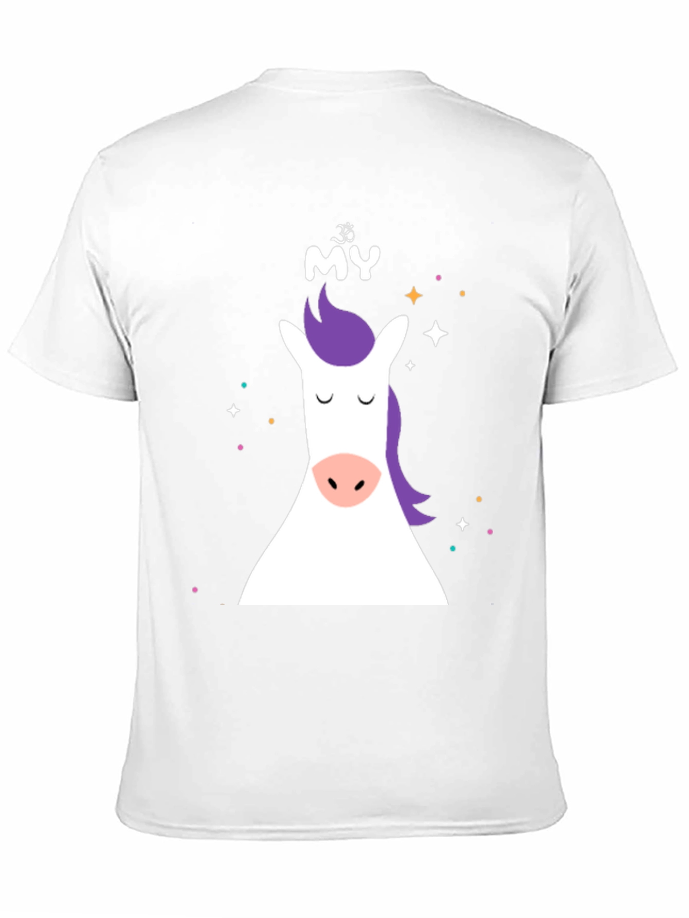 Black Unicorn Graphic Tee - Black Cotton Blend view 11