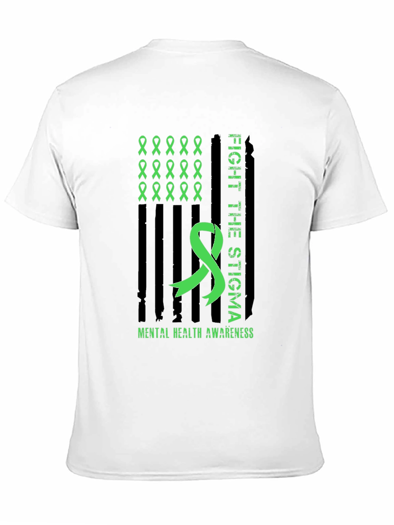 Mental Health Awareness Ribbon T-Shirt - 11