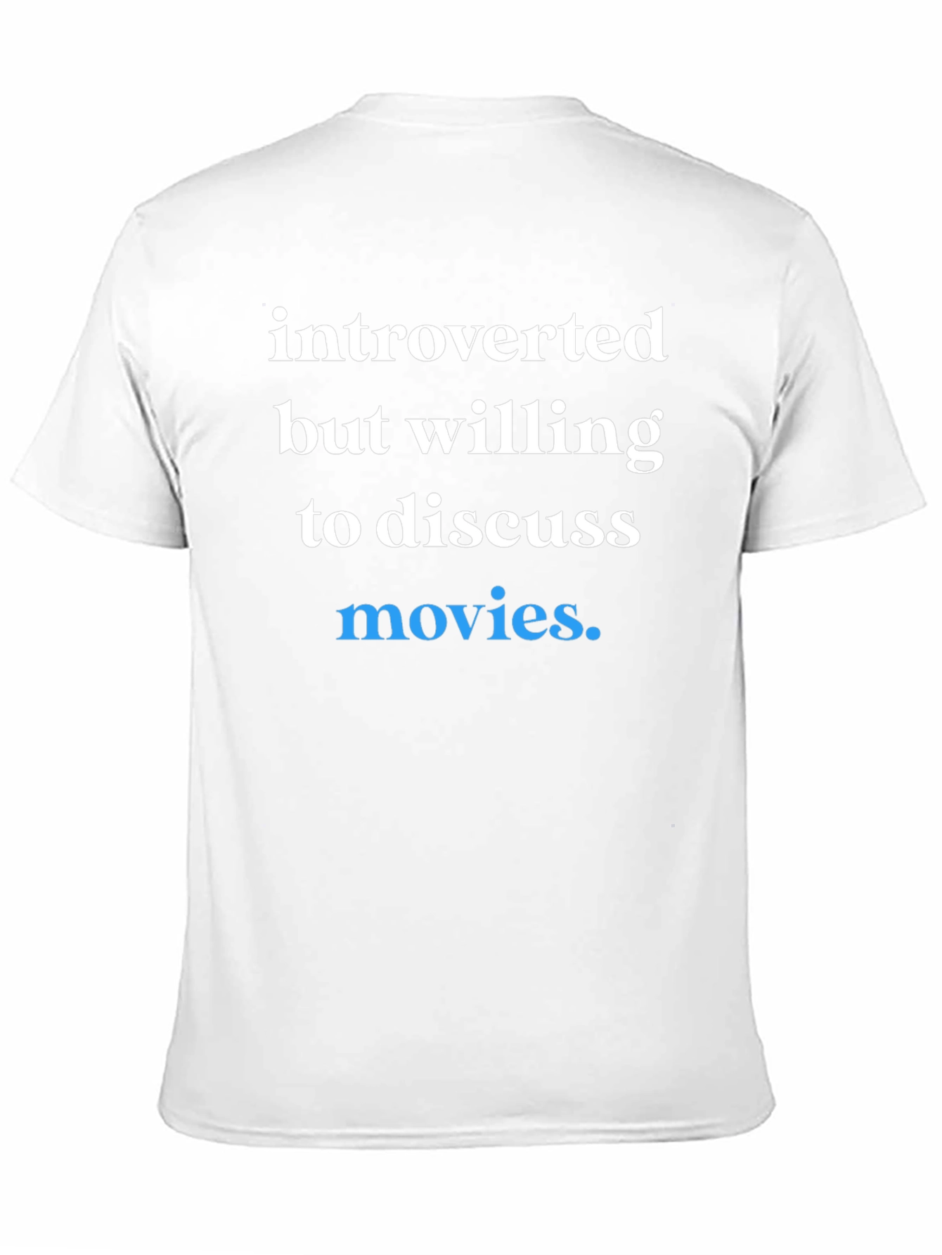 Black Introverted Movie Lover T-Shirt view 11