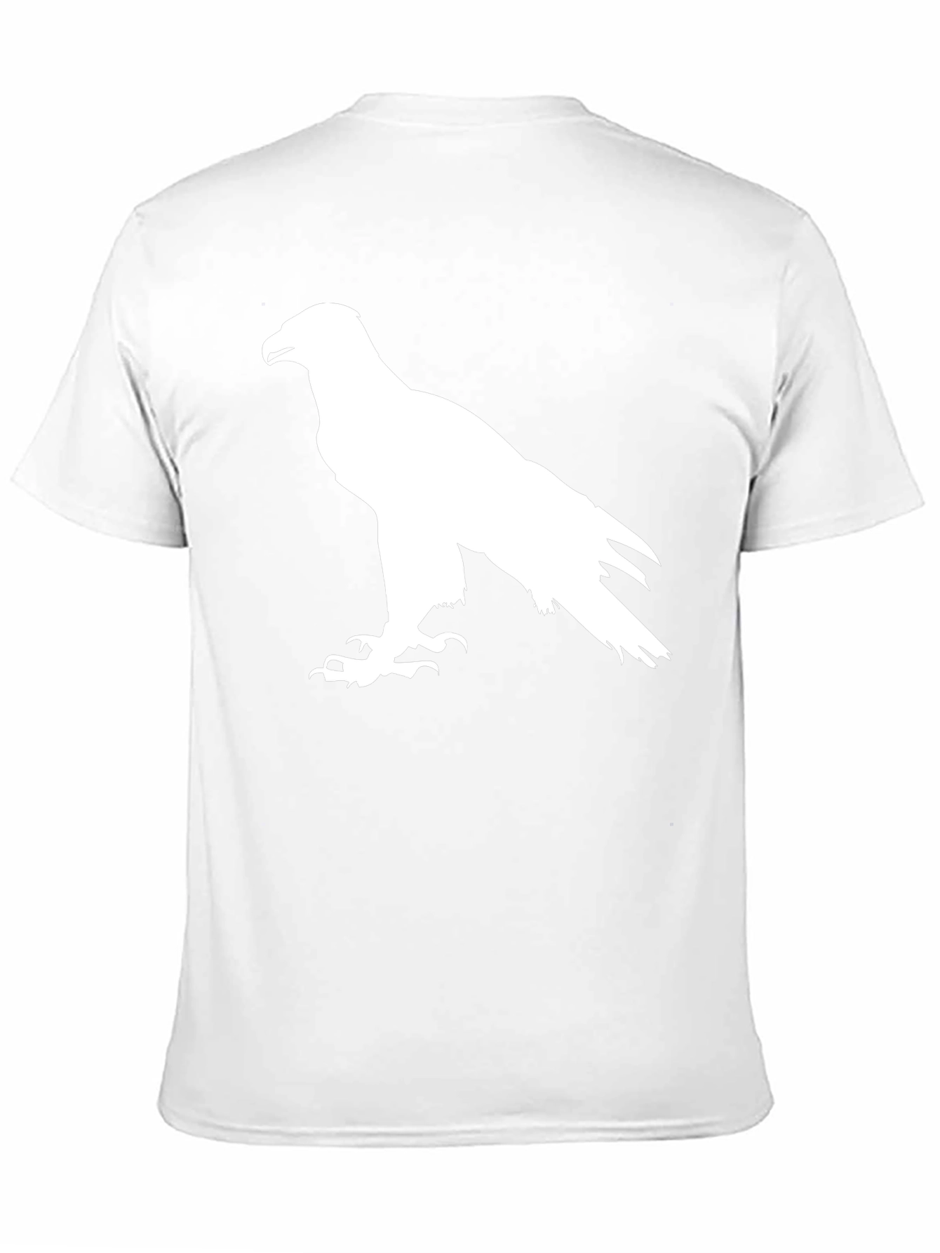 Black Eagle Silhouette Graphic Tee - Black view 11