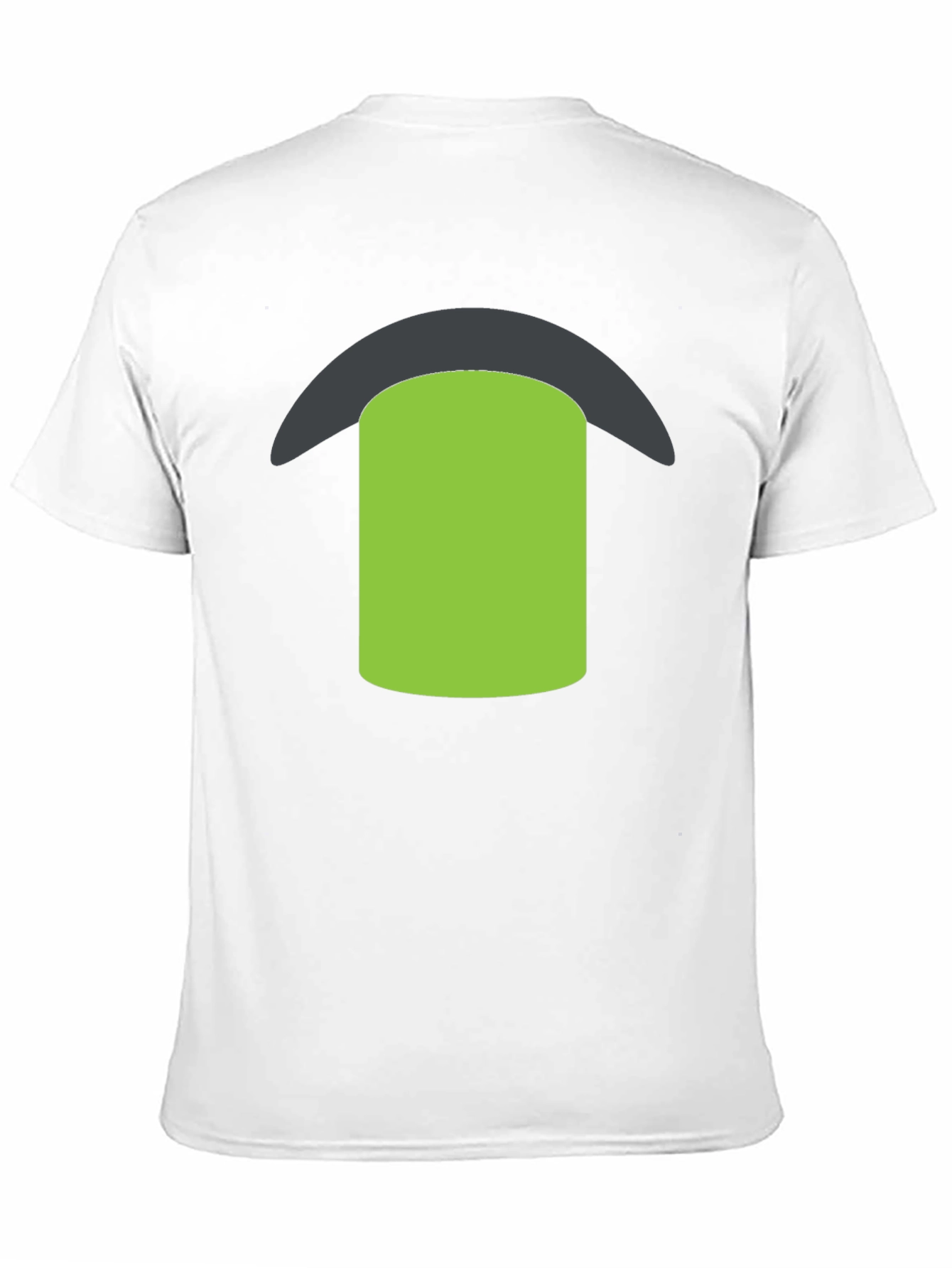 Black Black Tee with Green & Gray Graphic view 11