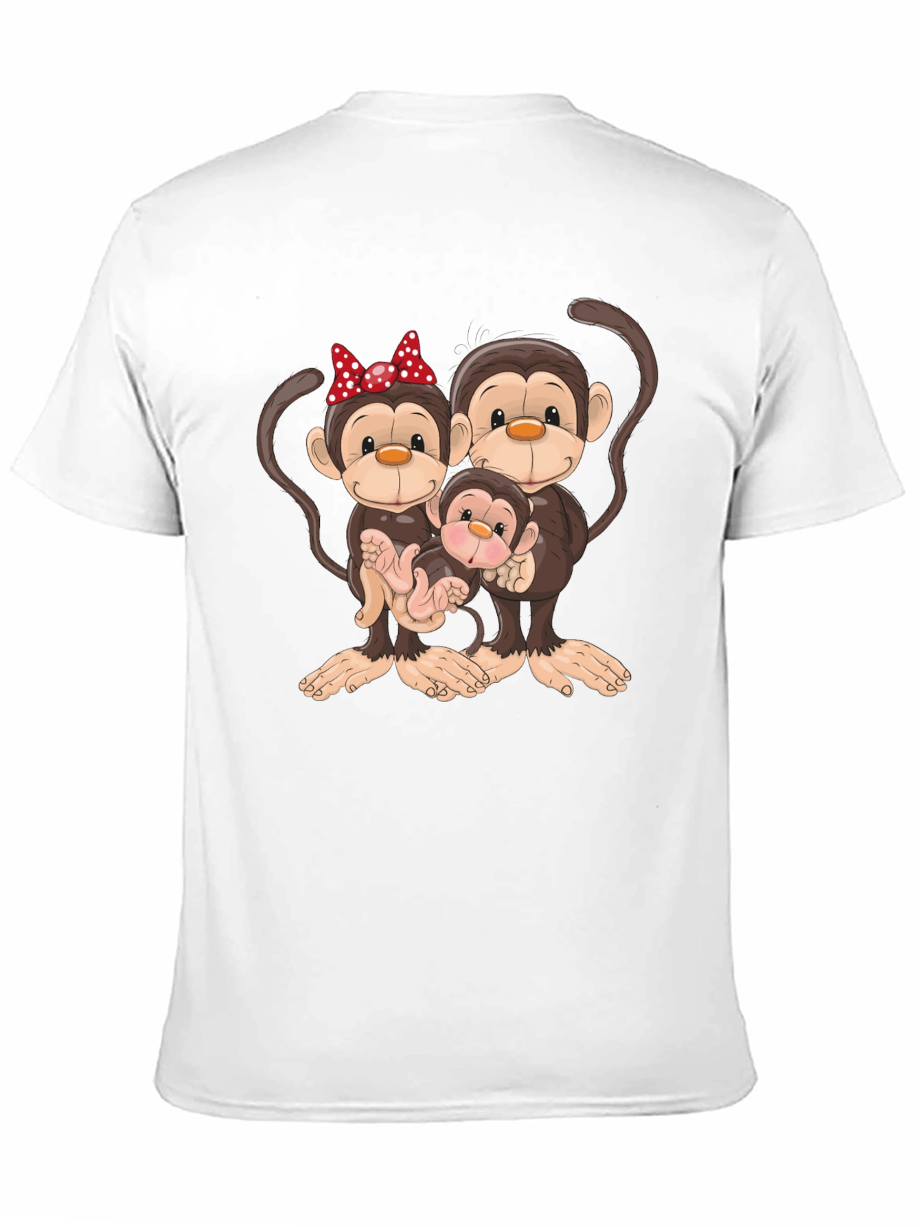 Black Monkey Family Graphic Tee view 11