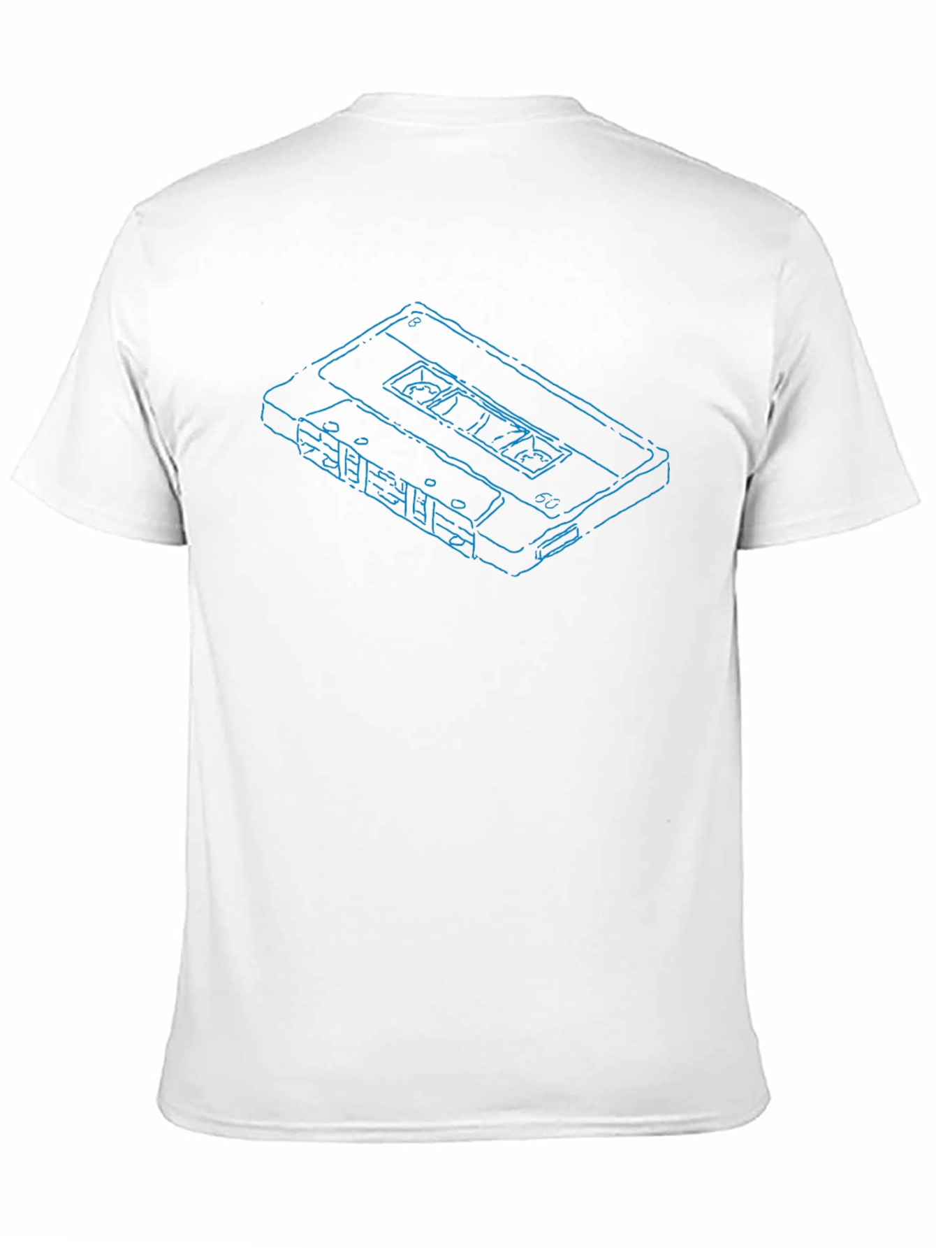 Black Retro Cassette Tape Graphic Tee - Black view 11
