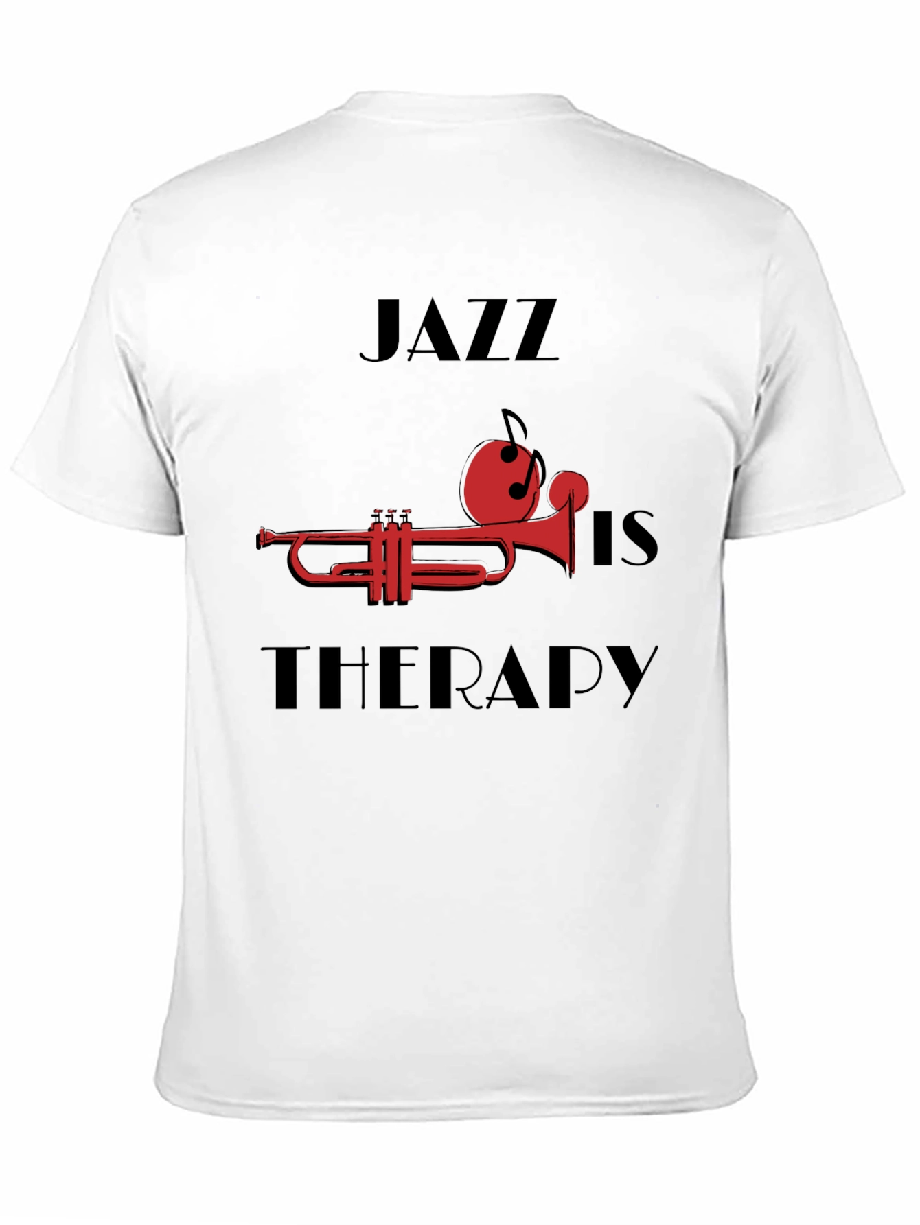 Black Jazz is Therapy T-Shirt view 11