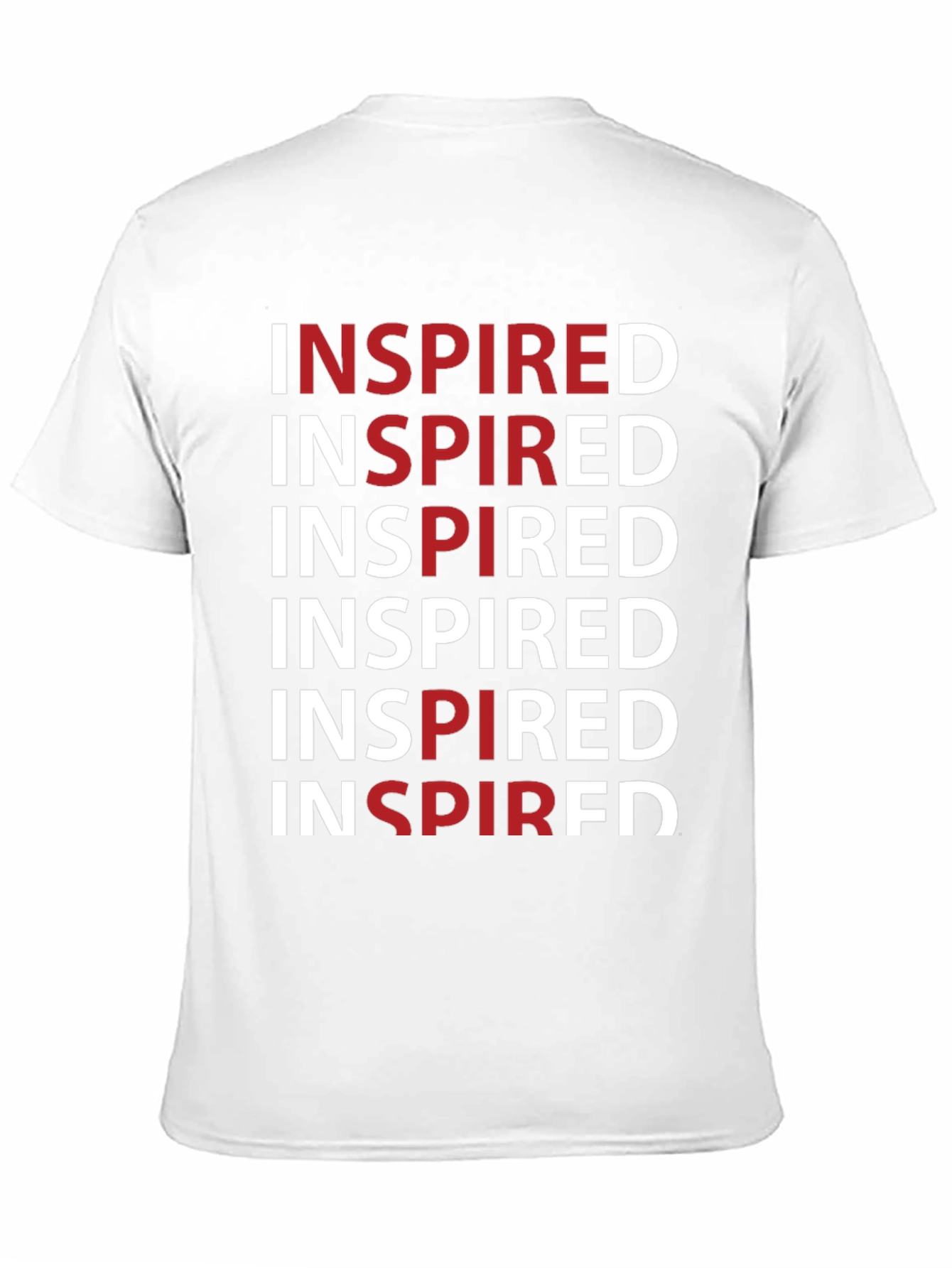 Black Inspired Graphic Print Crew Neck Tee - Black view 11