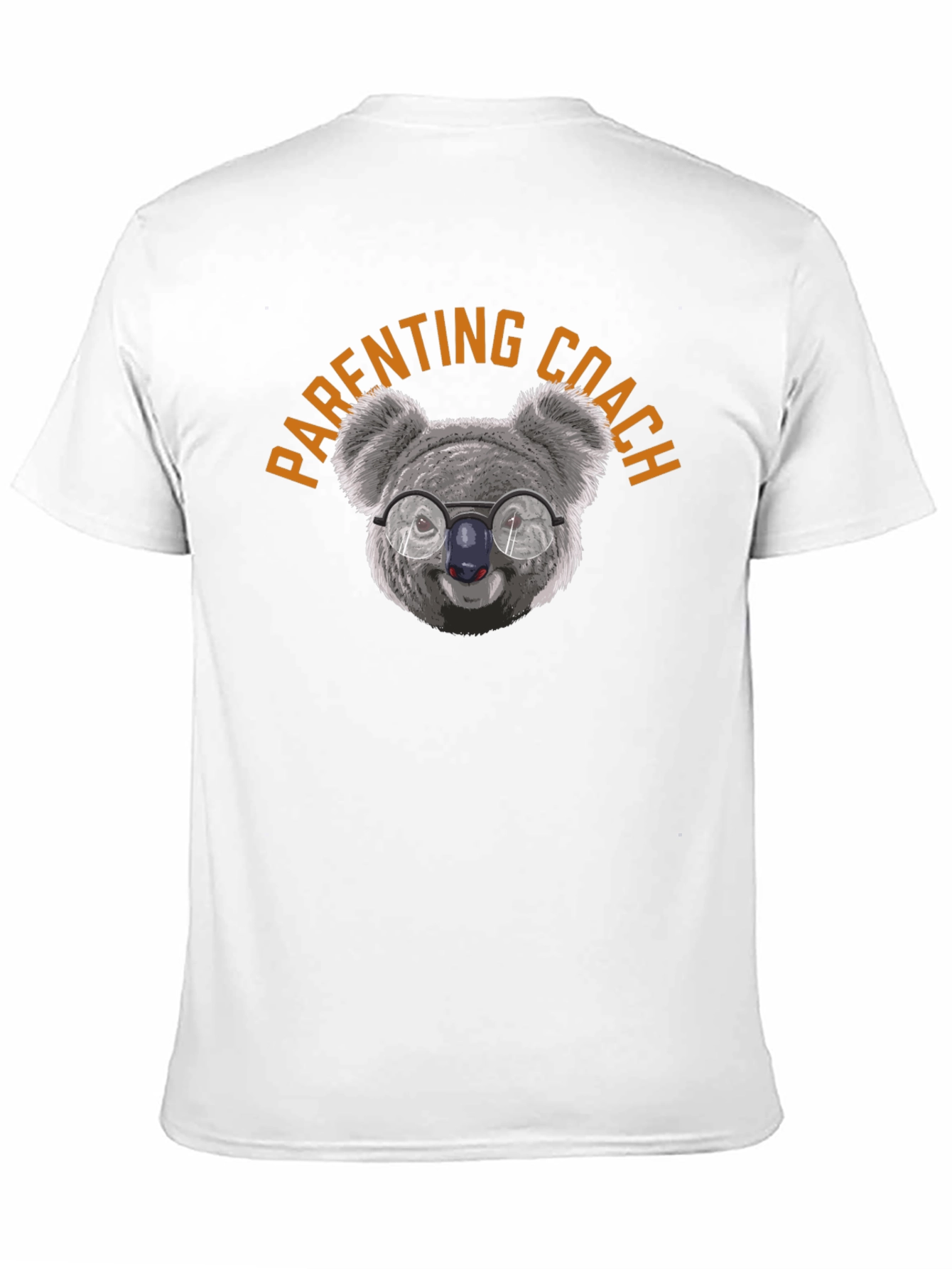 Black Parenting Coach Koala Bear Graphic T-Shirt view 11