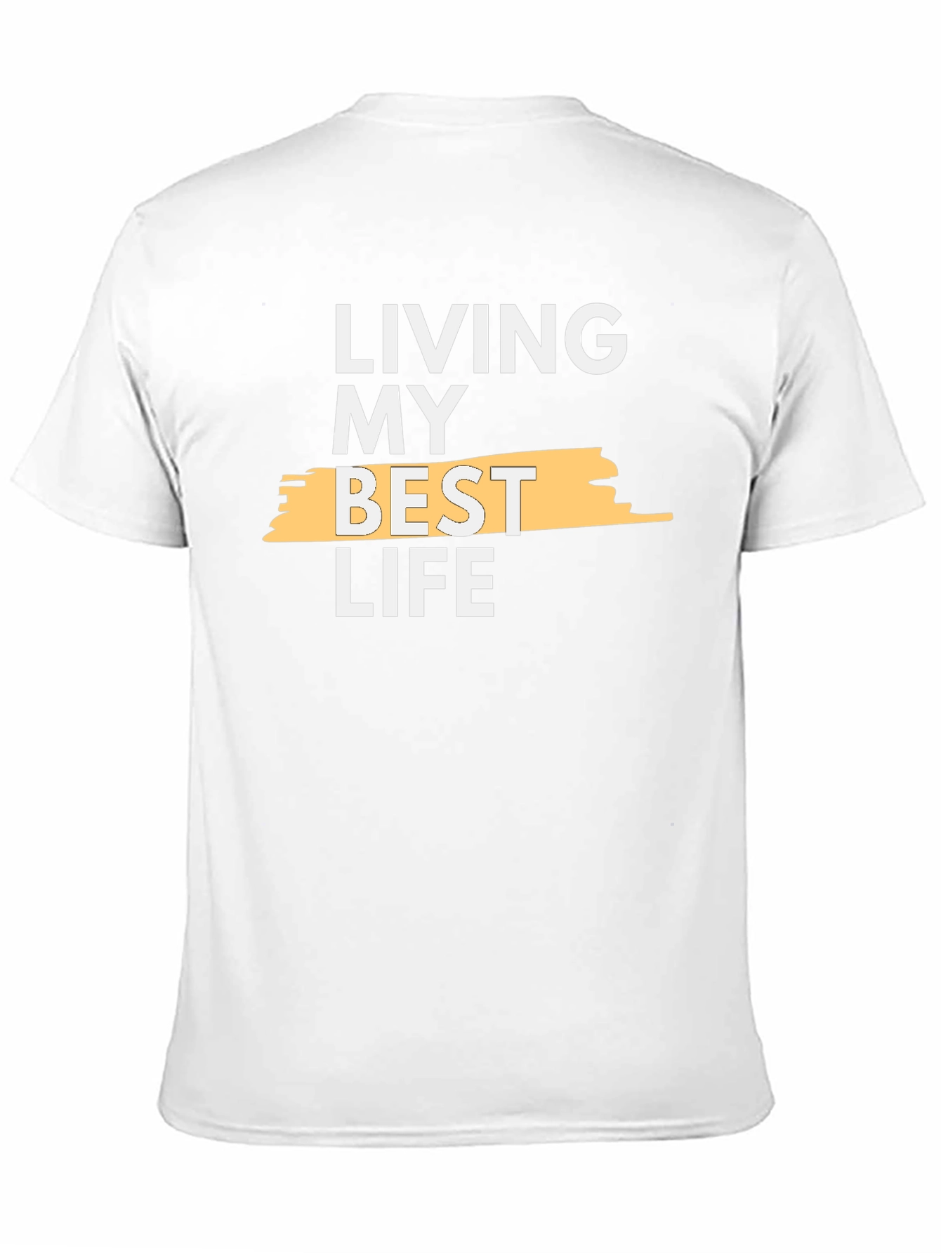 Black Living My Best Life Graphic T-Shirt view 11