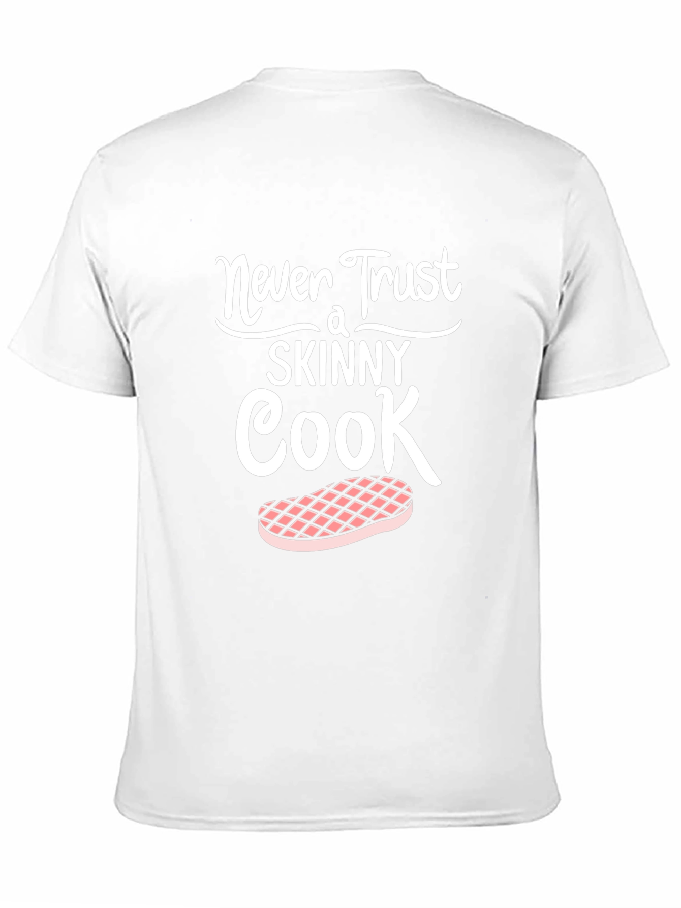 Black Never Trust a Skinny Cook Graphic Tee view 11