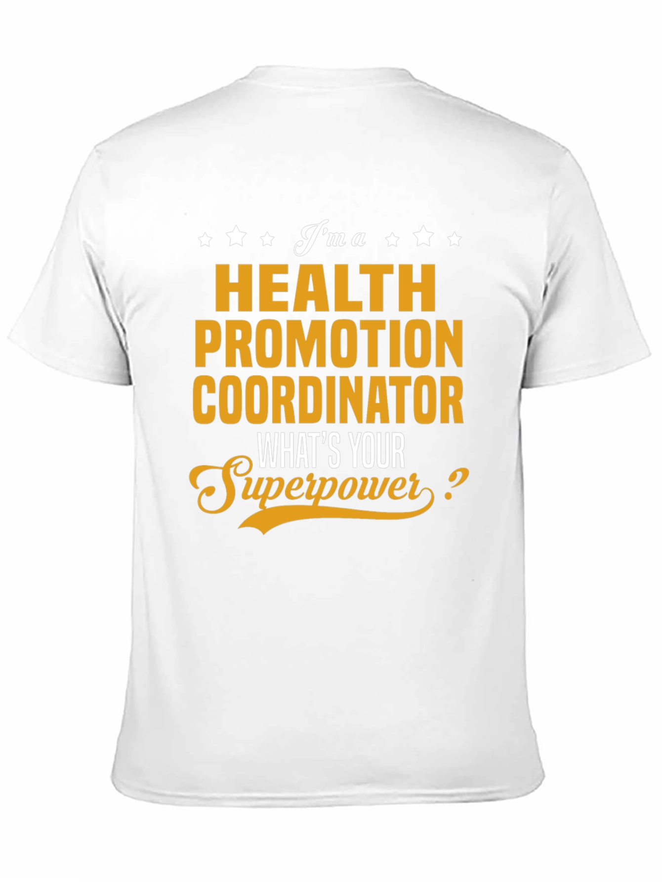 Black Health Promotion Coordinator Superpower T-Shirt view 11