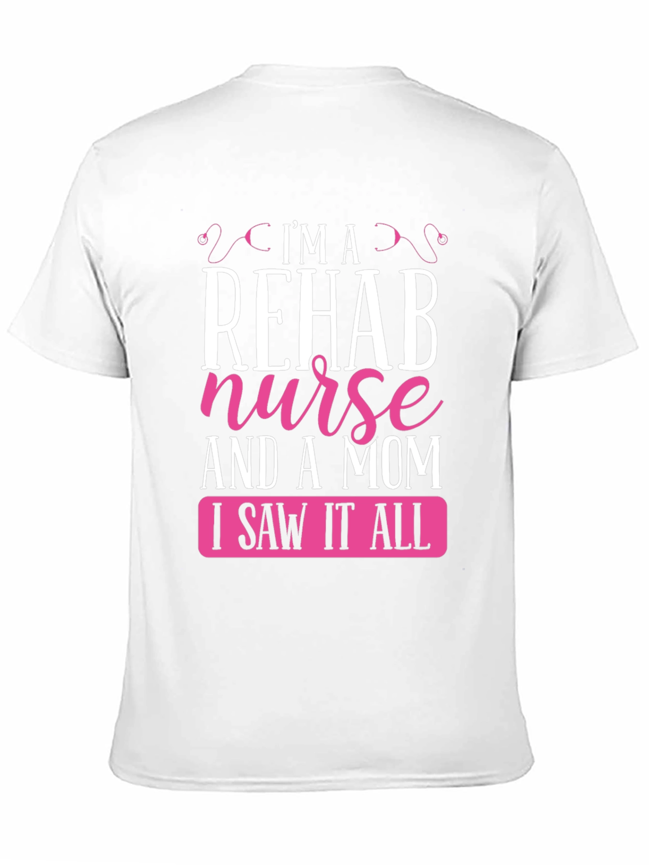 Black Rehab Nurse Mom T-Shirt view 11