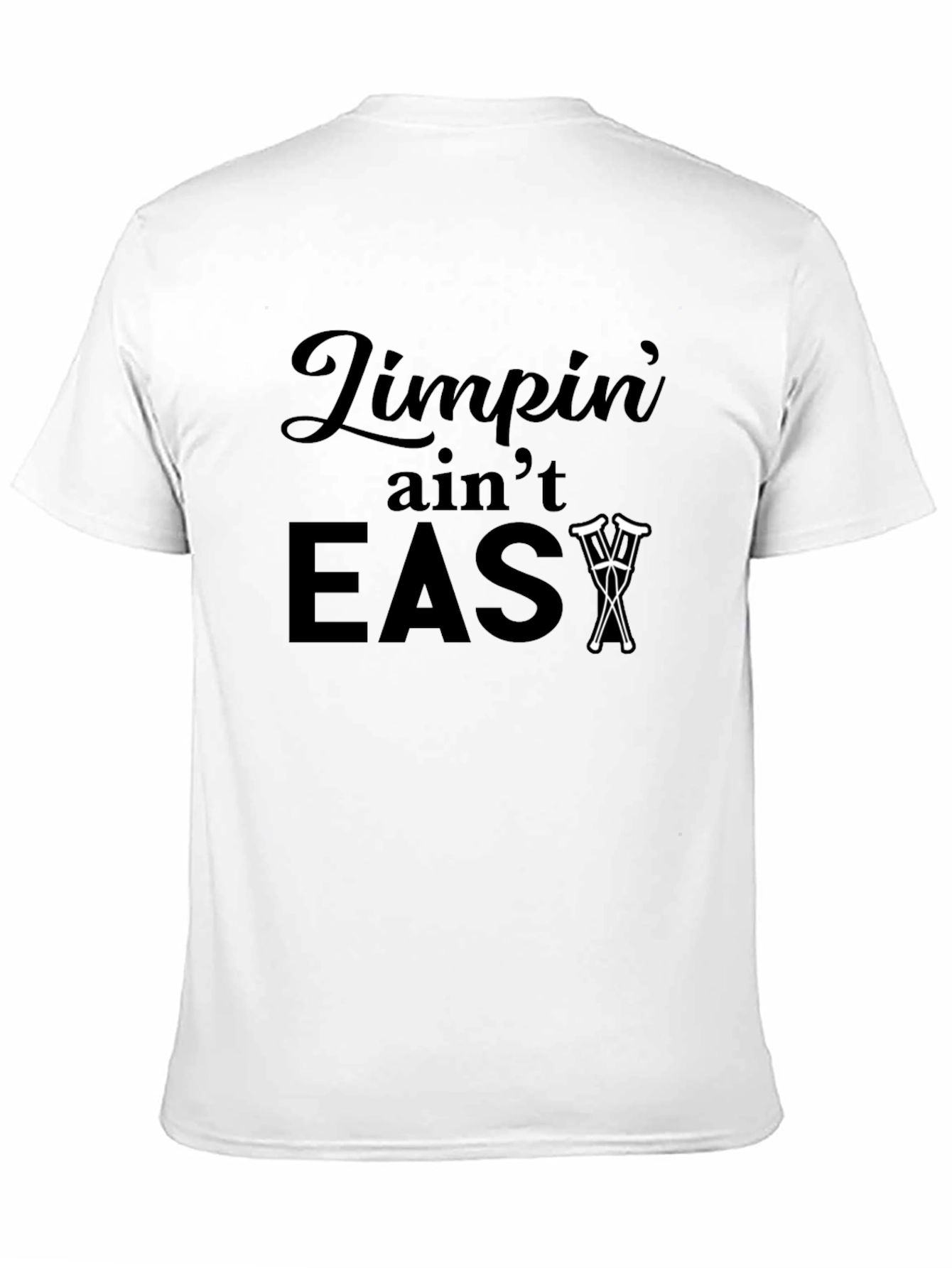 Black Limpin' Ain't Easy T-Shirt view 11