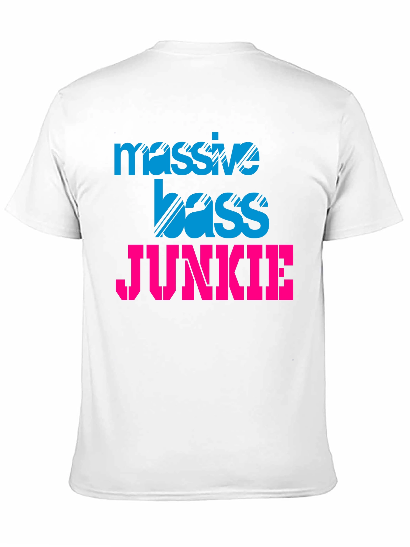 Black Massive Bass Junkie Black Graphic Tee view 11