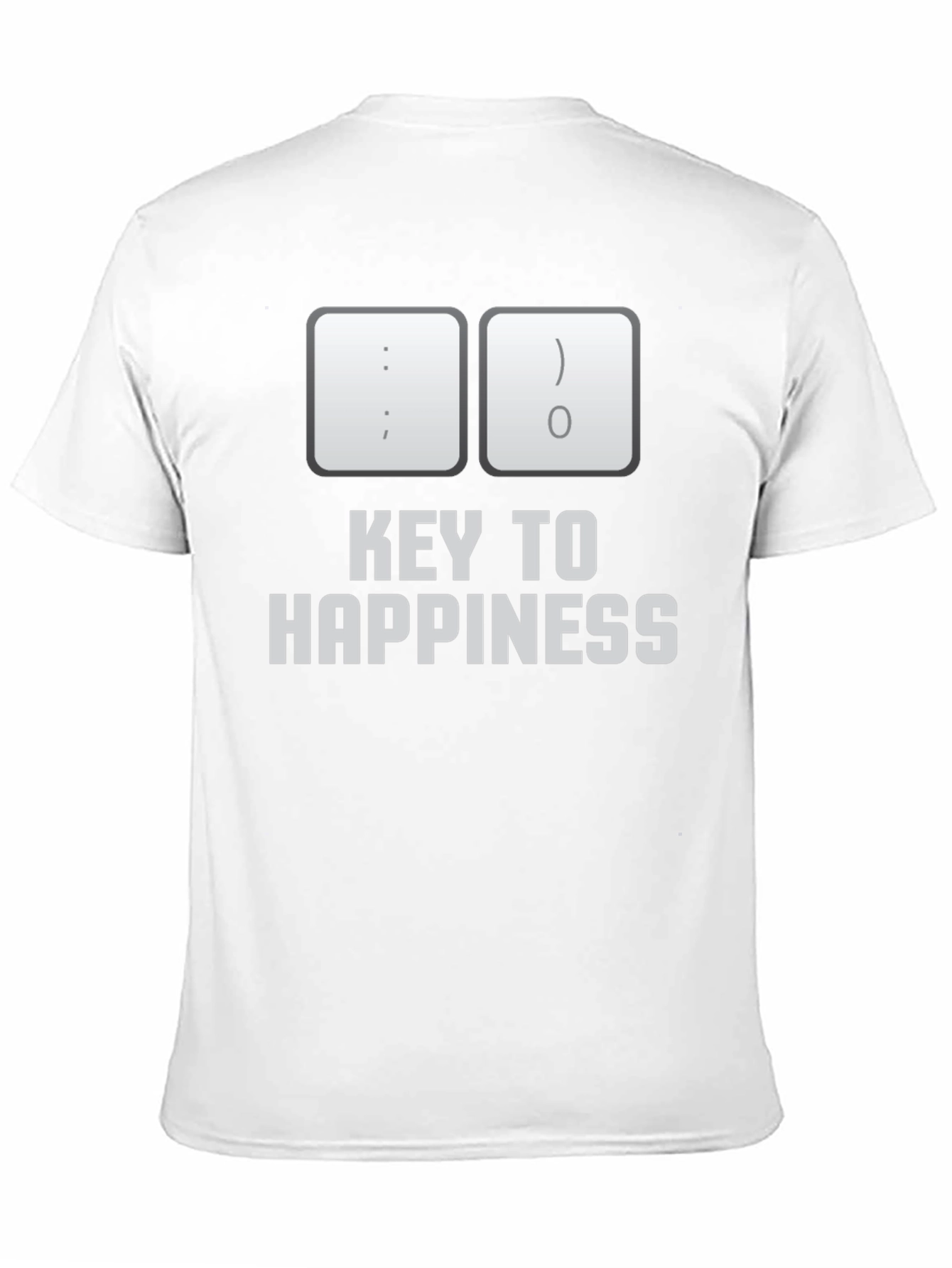 Black Key to Happiness T-Shirt - Programmer Humor Tee view 11
