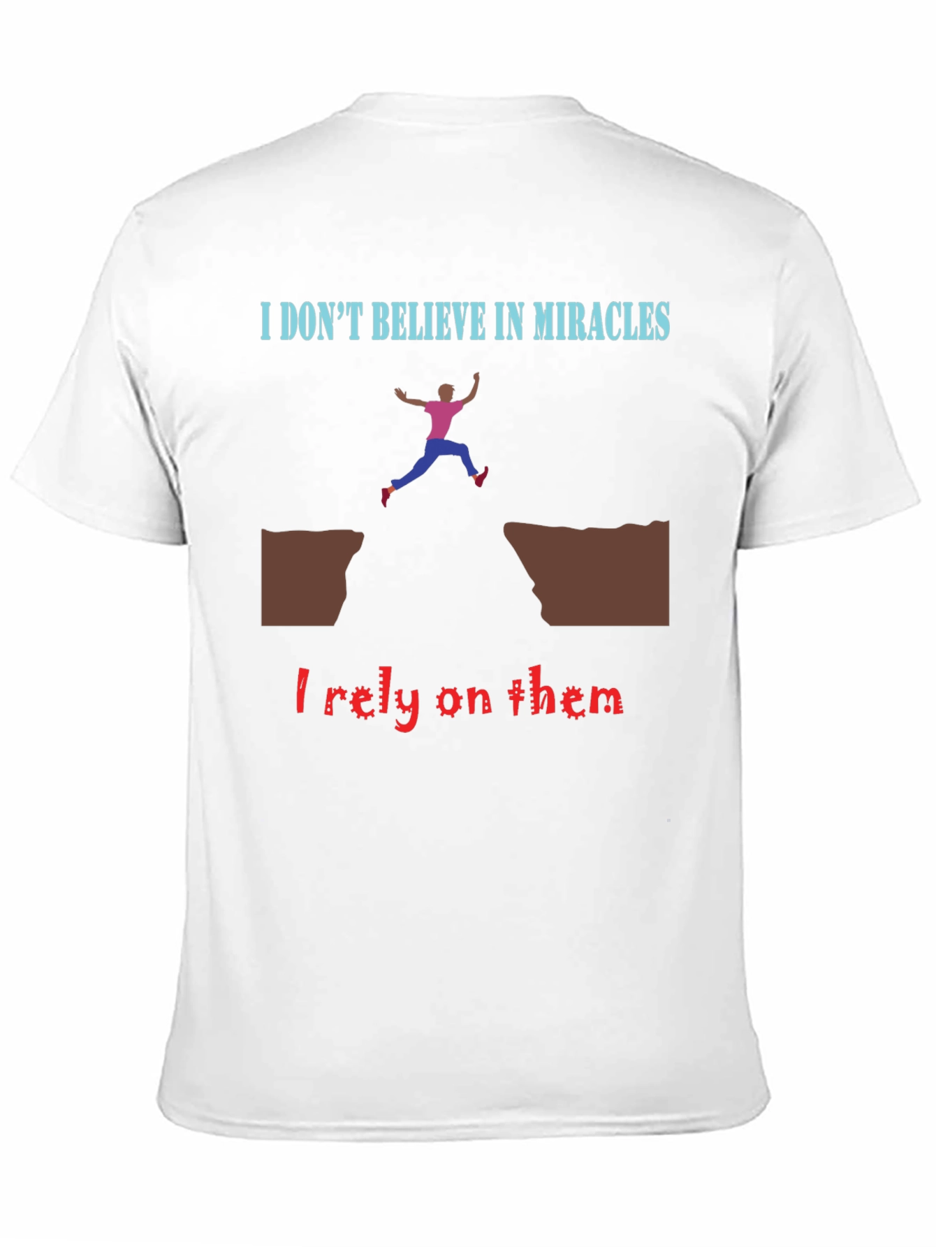 Black Miracle Reliance T-Shirt - Bold Statement Tee view 11