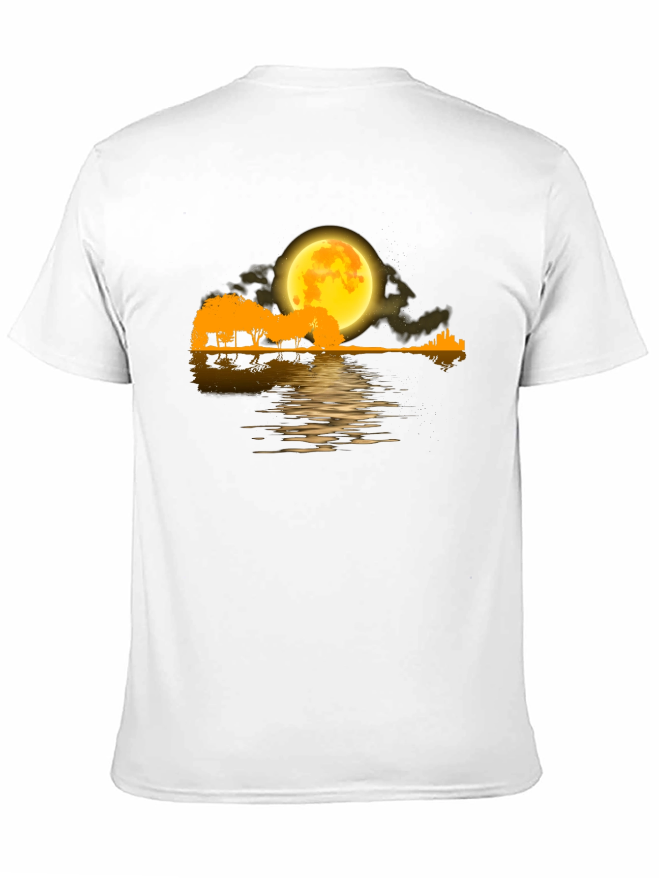 Black Moonlight Guitar T-Shirt view 11