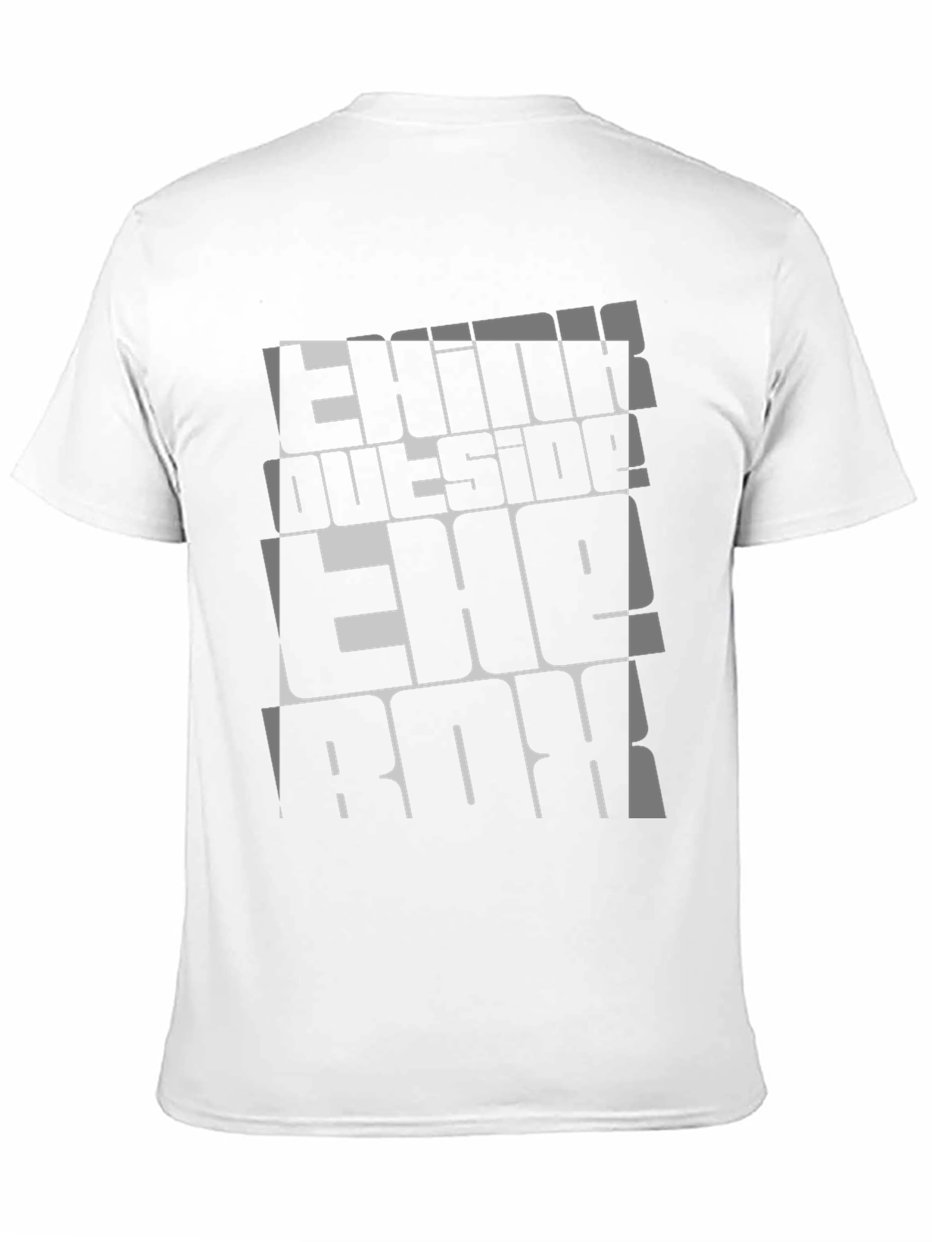 Black Think Outside the Box Graphic Tee view 11