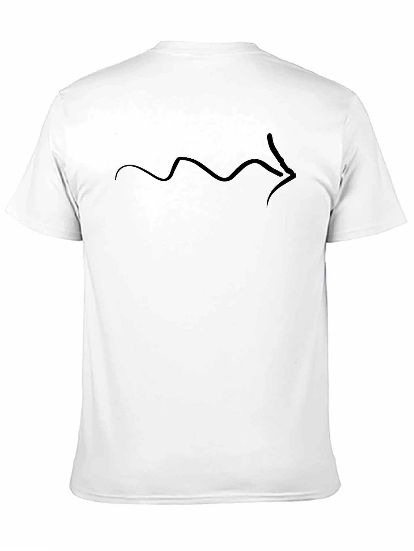 Black Minimalist Arrow Tee - Stylish Graphic T-Shirt view 11