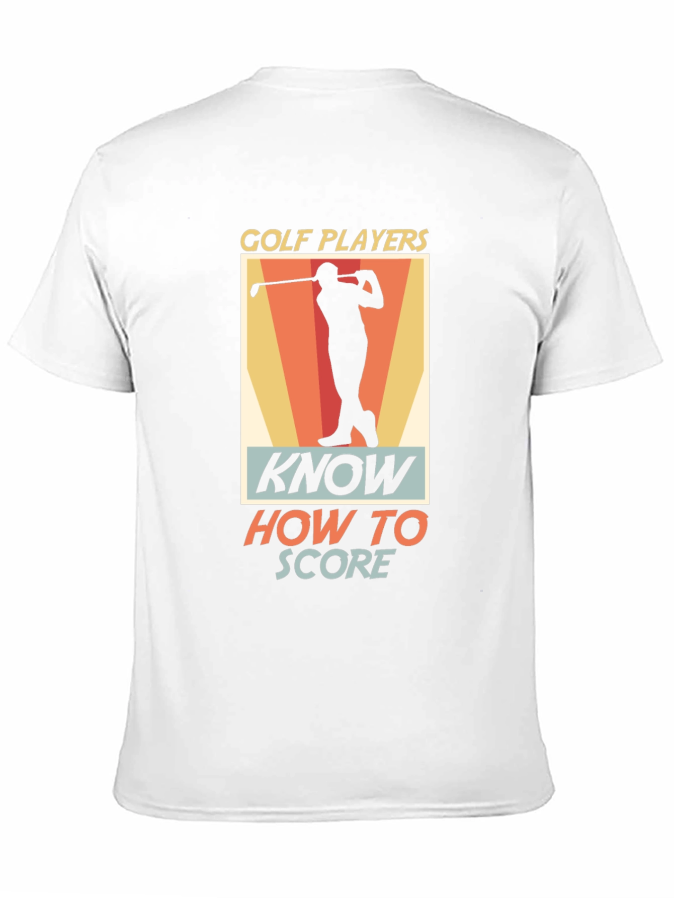 Black Golf Players Know How to Score Graphic T-Shirt view 11