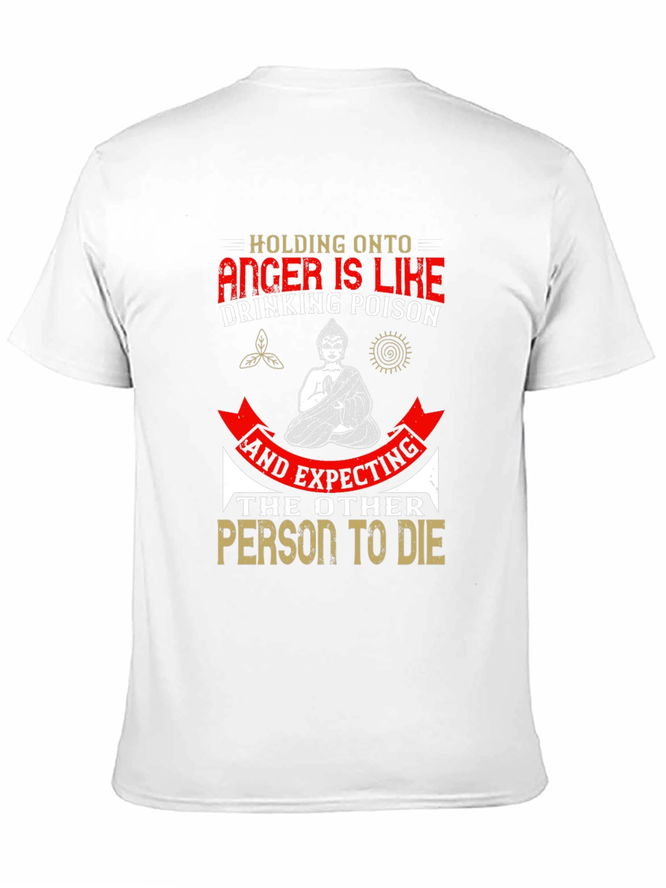 Black Anger is Like Drinking Poison Graphic Tee view 11