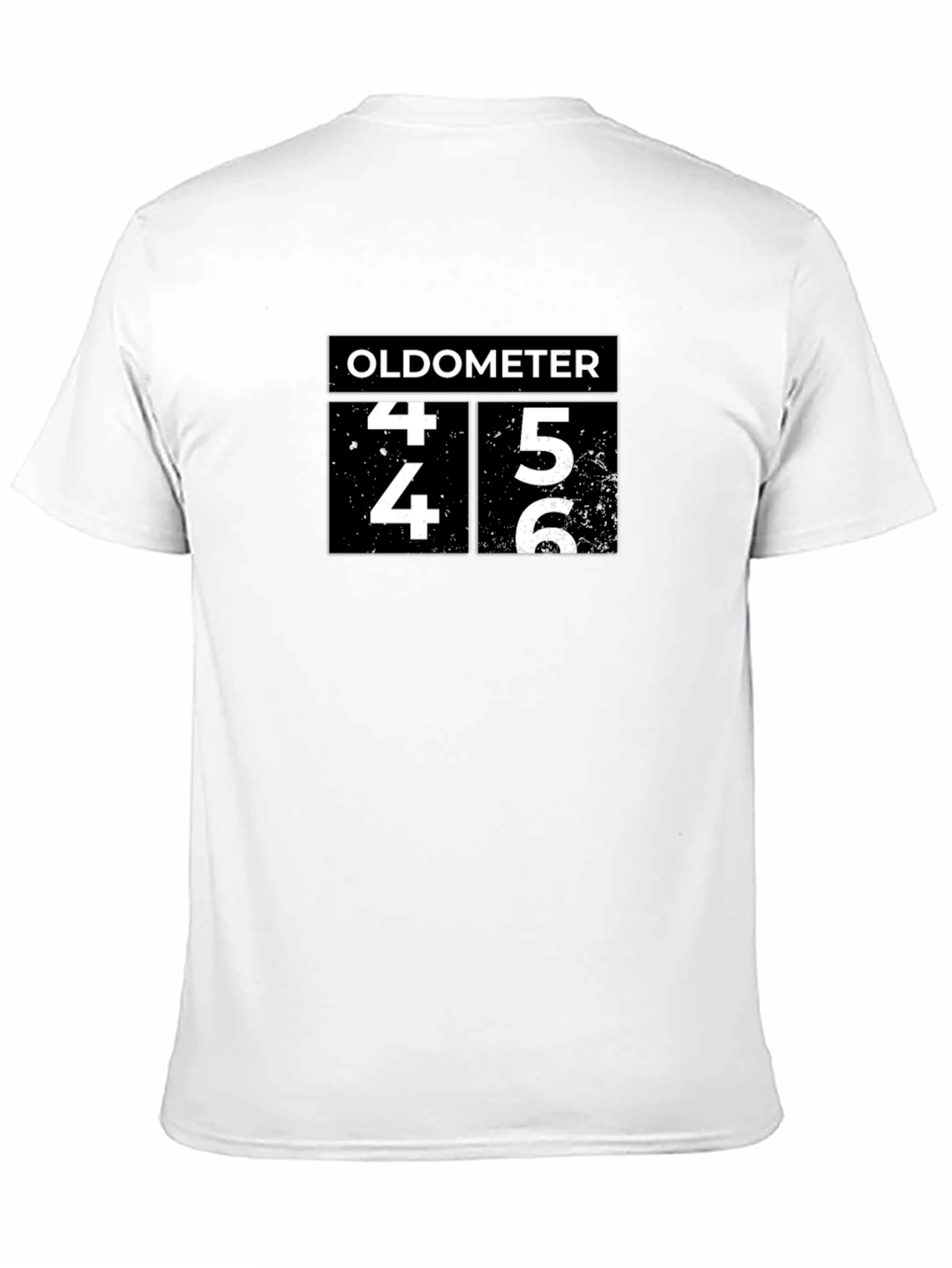 Black Oldometer Funny Birthday T-Shirt - Turning 45! view 11