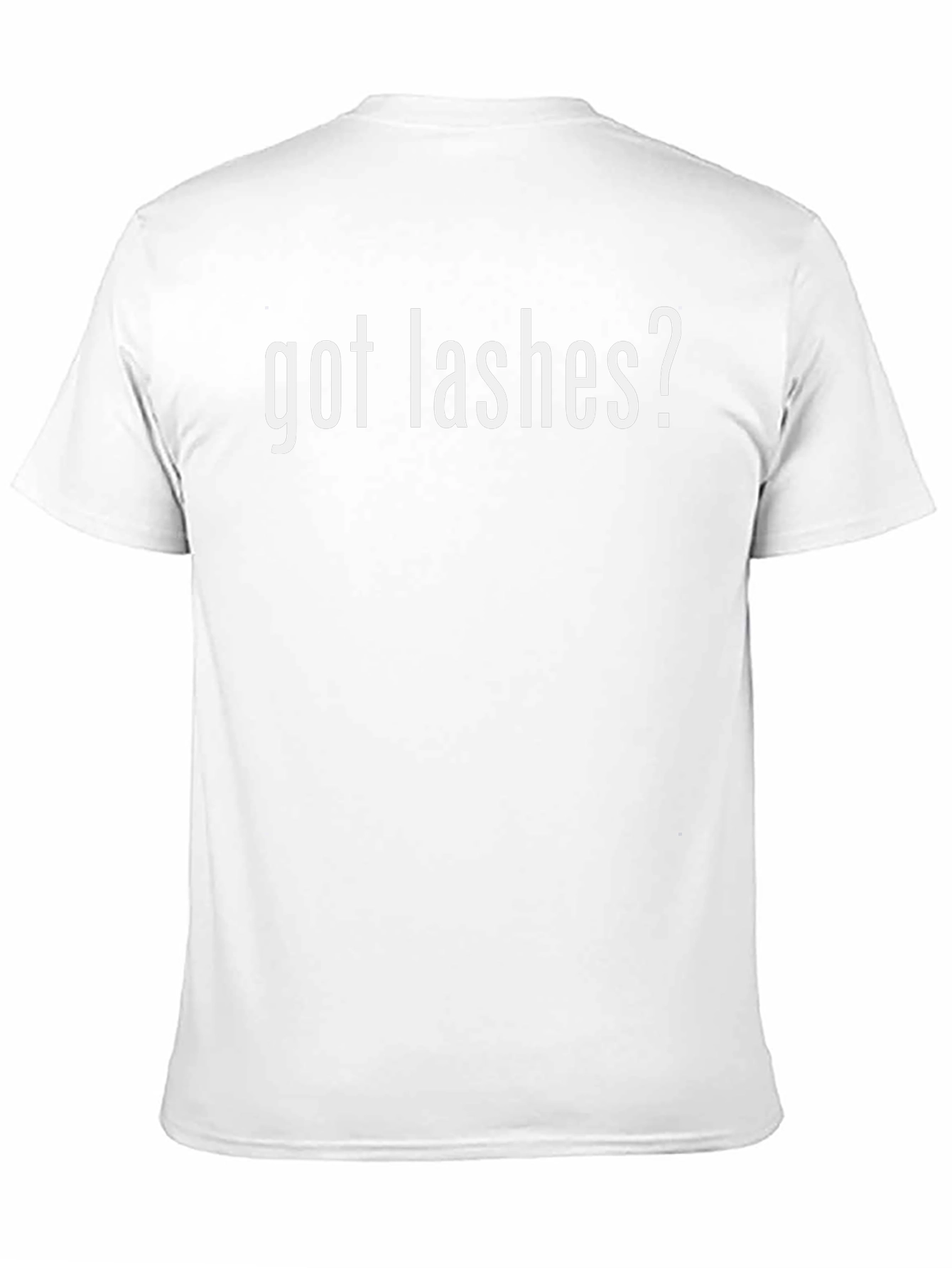 Black Got Lashes? Black Graphic T-Shirt view 11